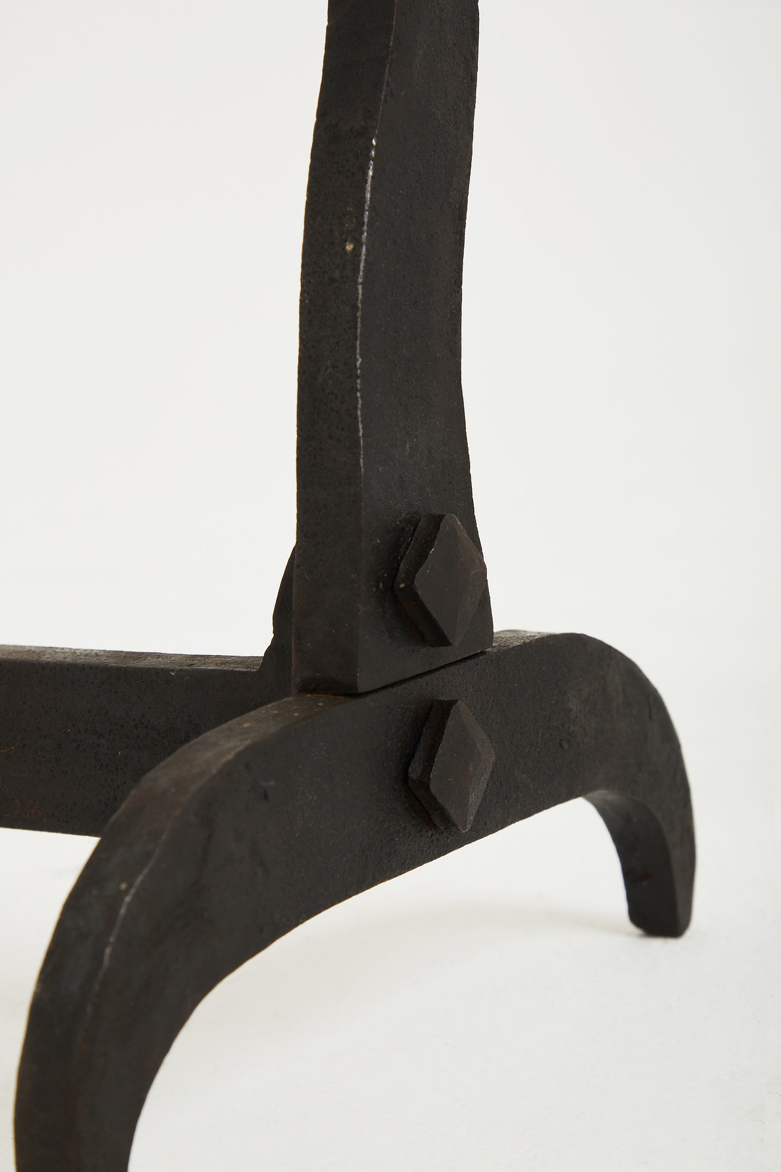 Pair of Forged Iron Fire Dogs