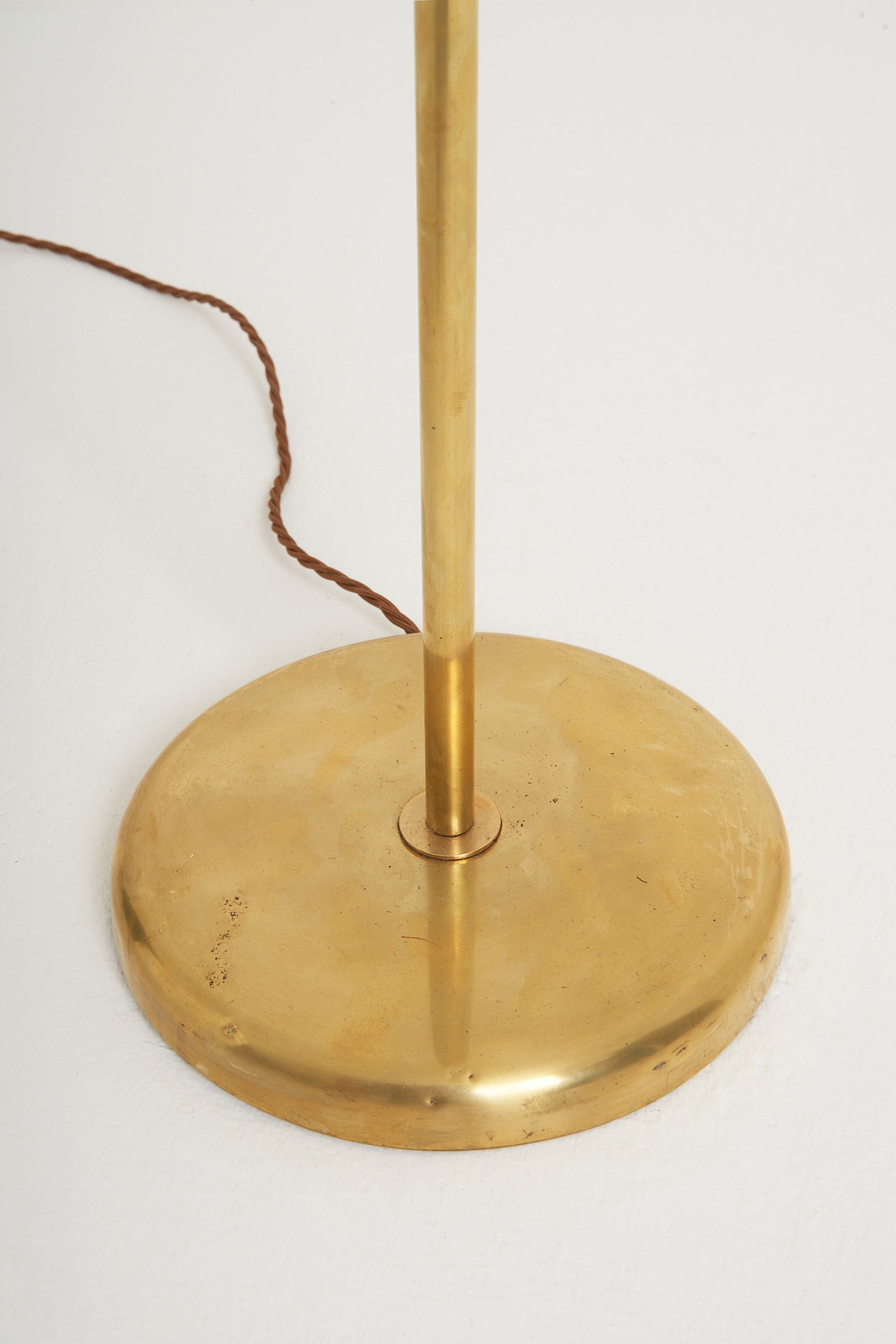 Mid-Century Brass Two-Arm Floor Lamp
