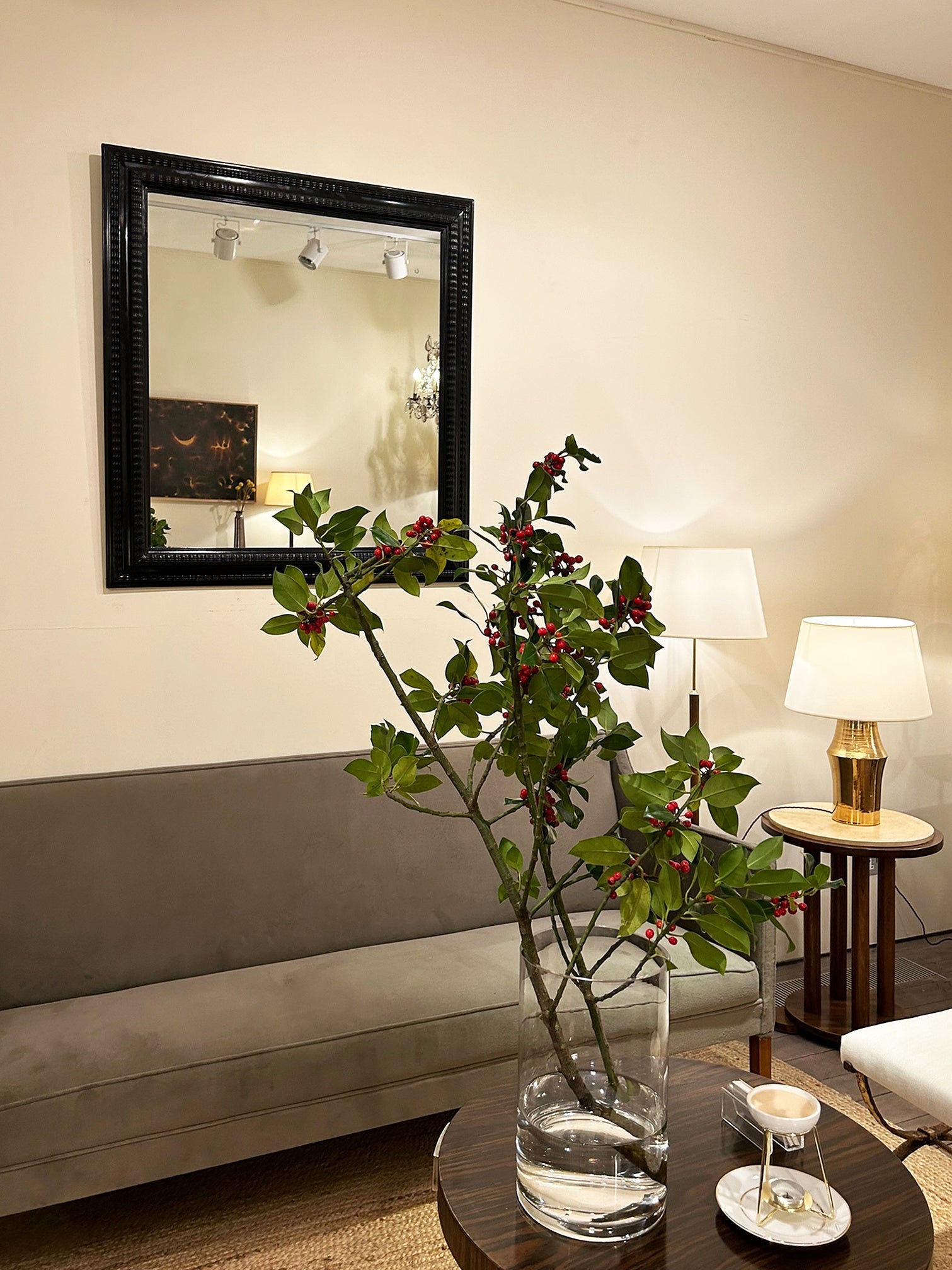 Flemish Style Ripple Frame Mirror