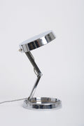 7700- Mid-Century Nickel Articulated Table Lamp