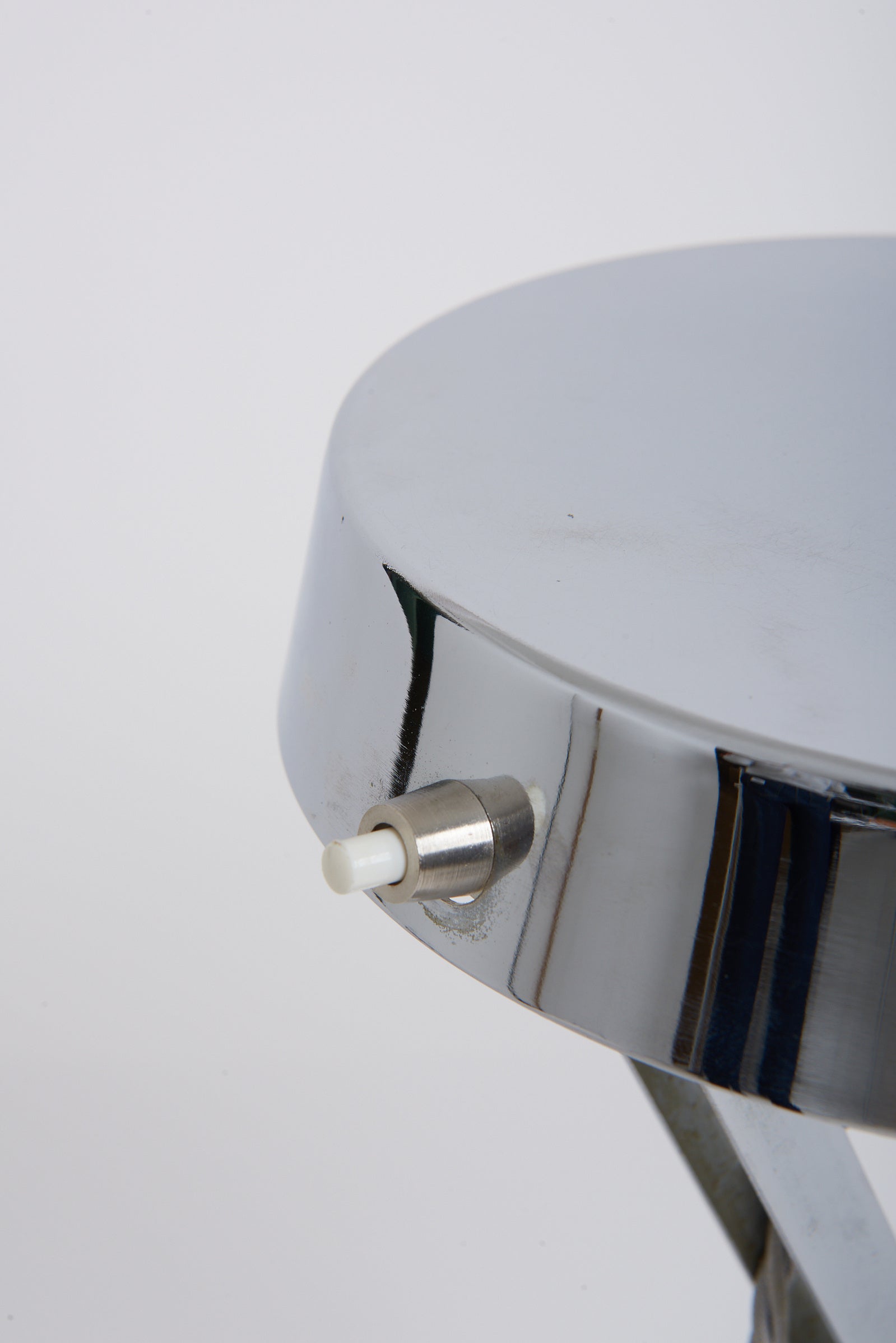 Mid-Century Nickel Articulated Table Lamp