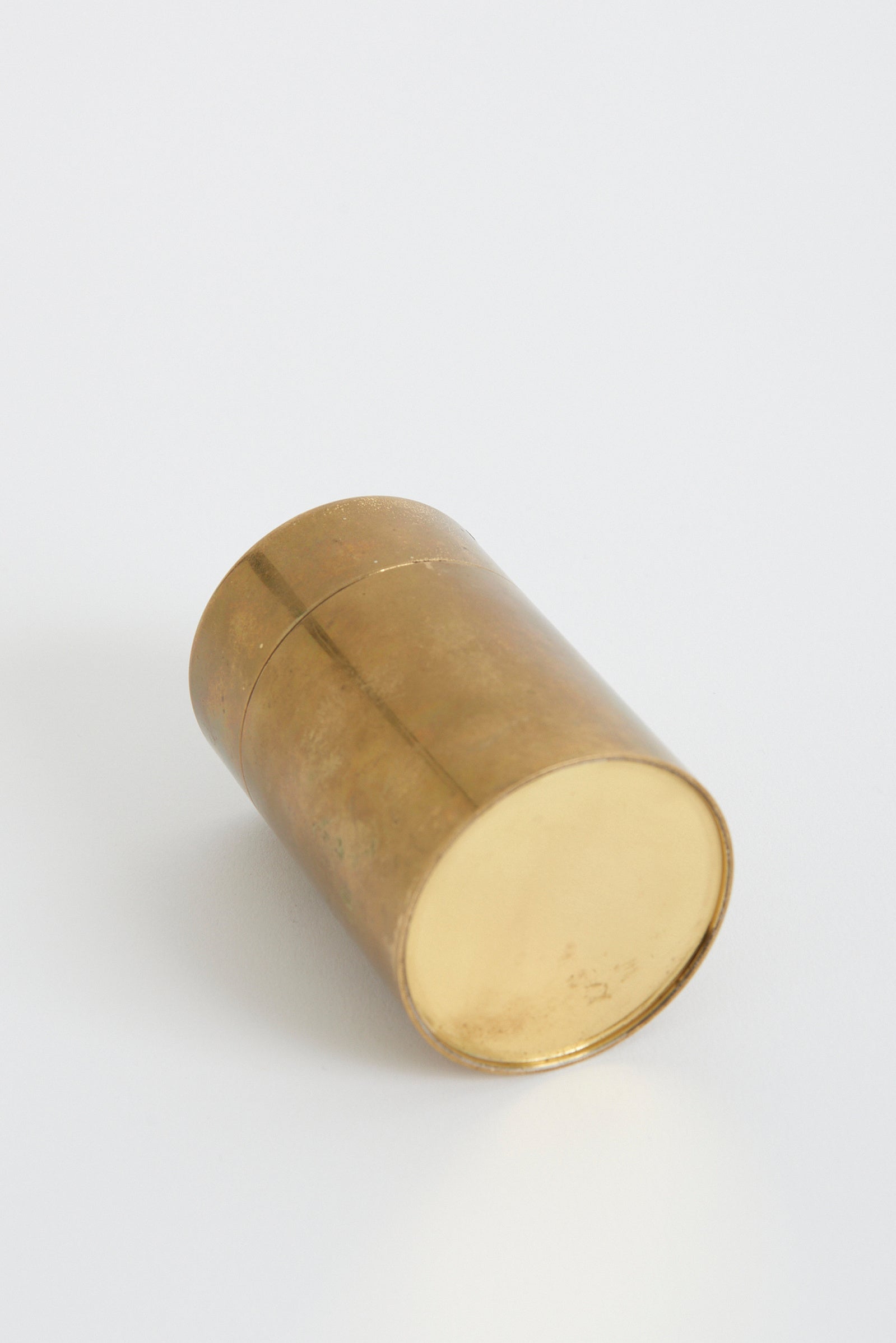 Brass and Enamelled Ceramic Box
