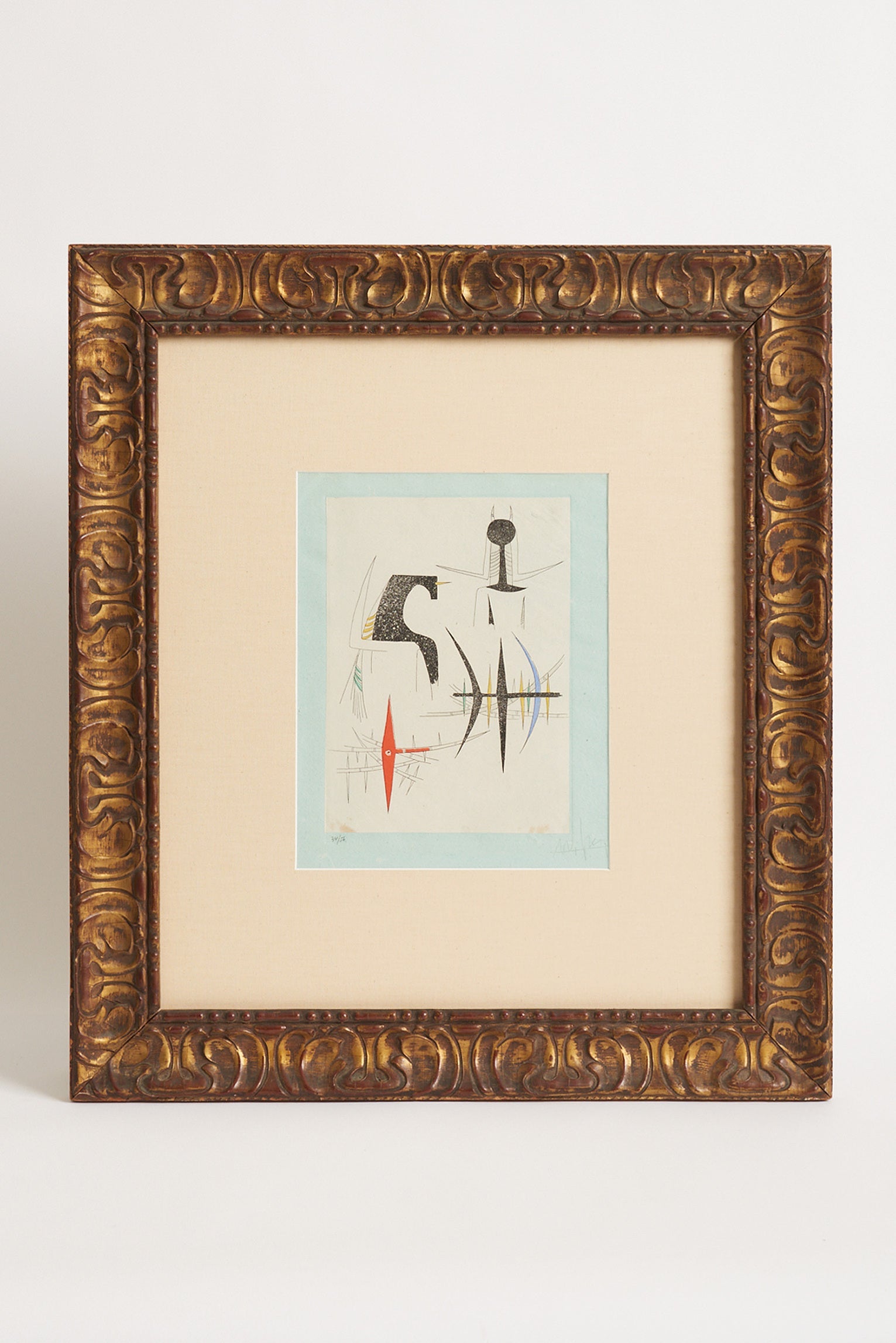 7725- A Lithograph by Wilfredo Lam (1902-1982)