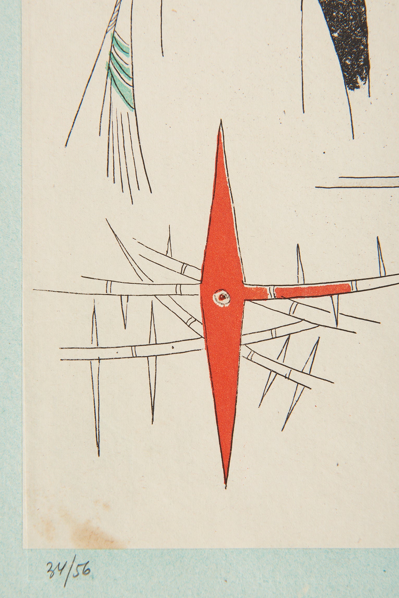 A Lithograph by Wilfredo Lam (1902-1982)