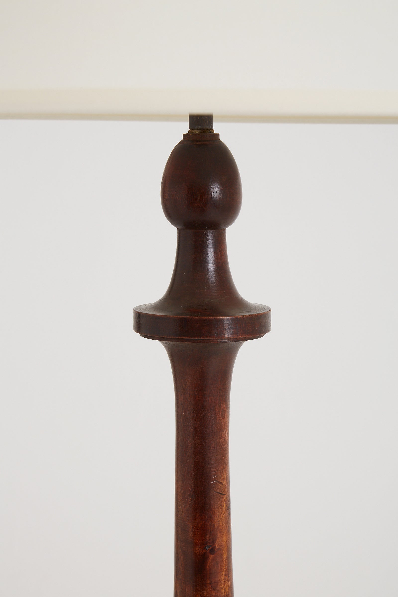 Art Deco Oak Floor Lamp