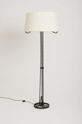 7744- Art Deco Wrought Iron Floor Lamp