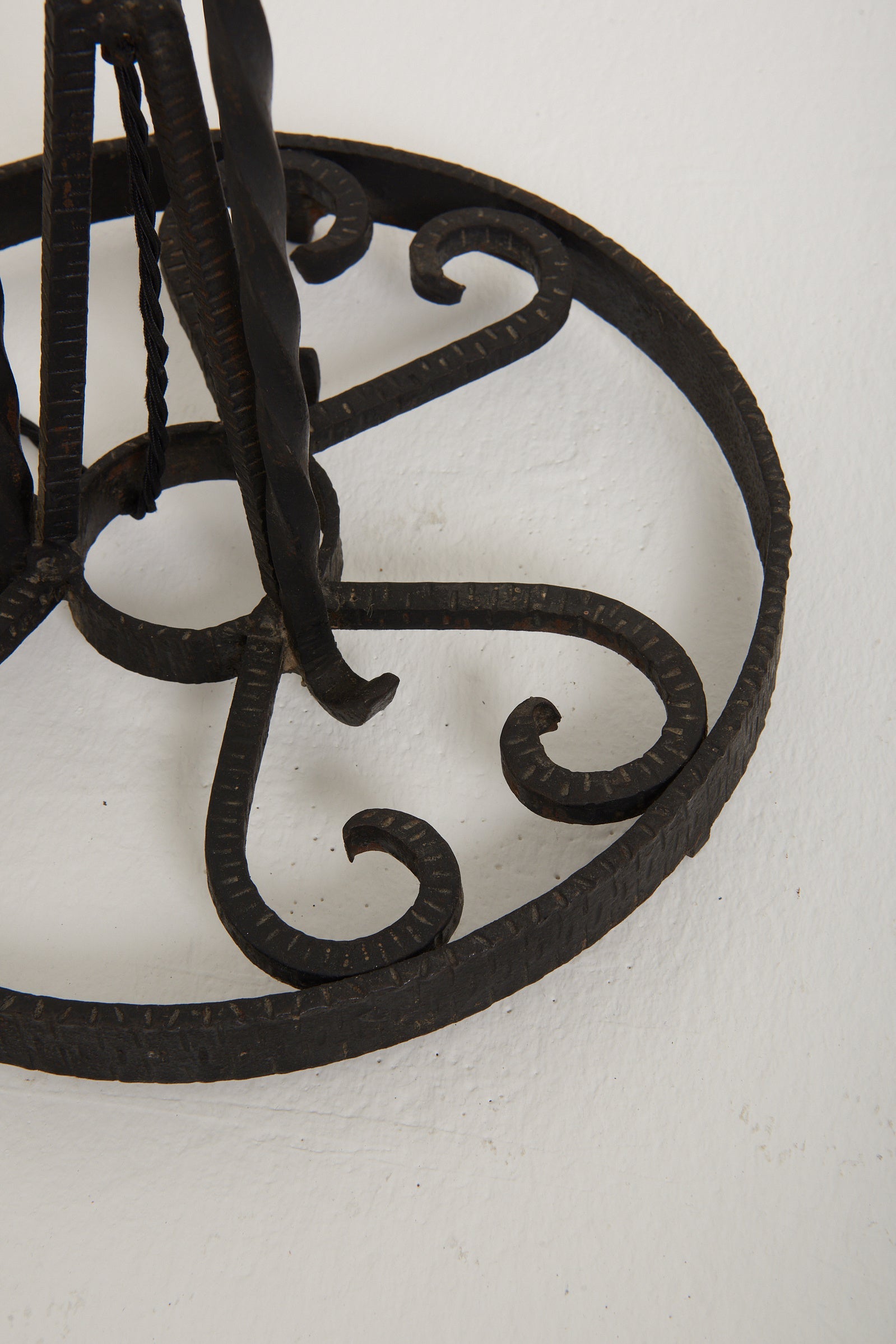 Art Deco Wrought Iron Floor Lamp