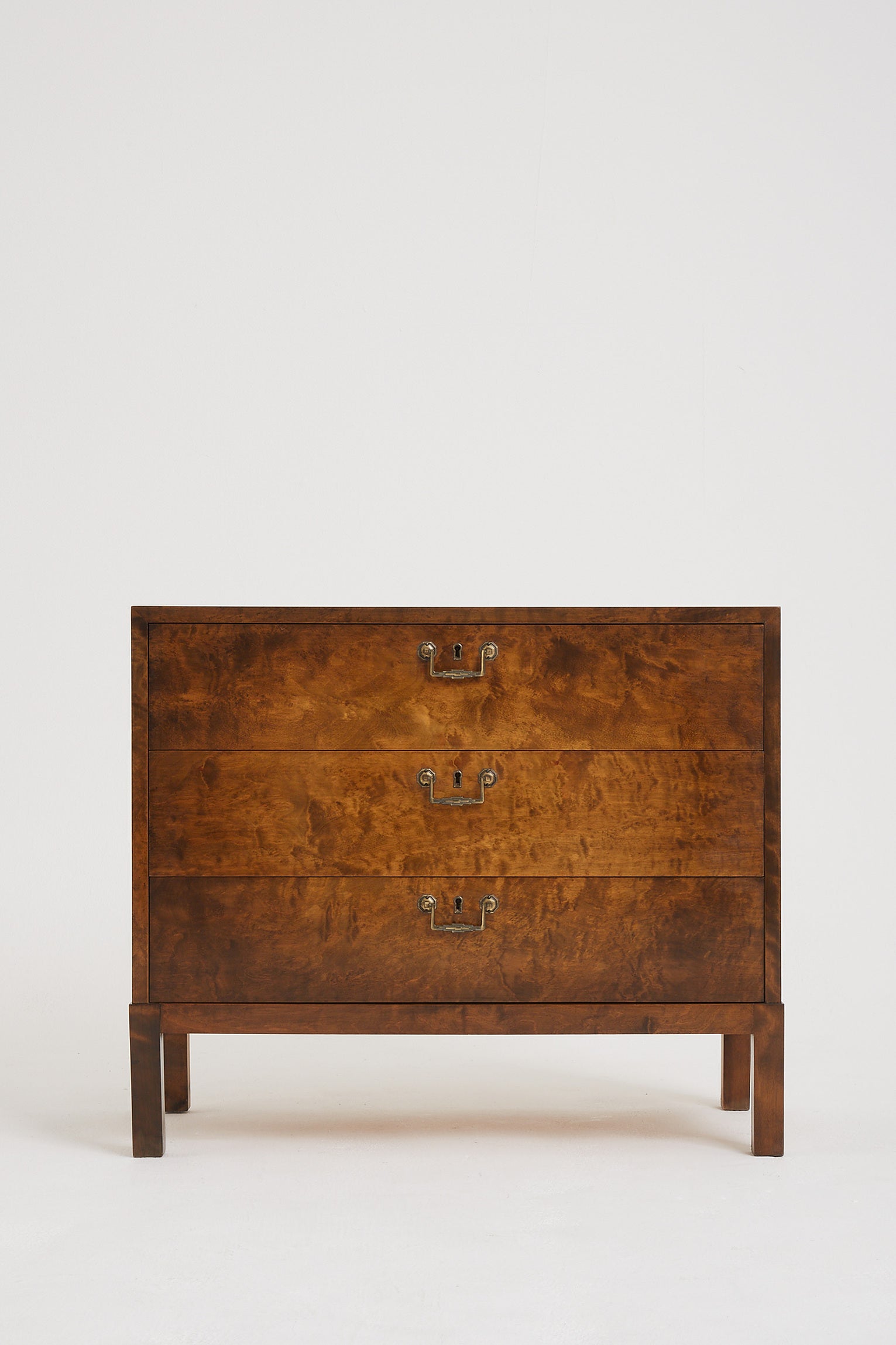 7756- Art Deco Birch Chest of Drawers
