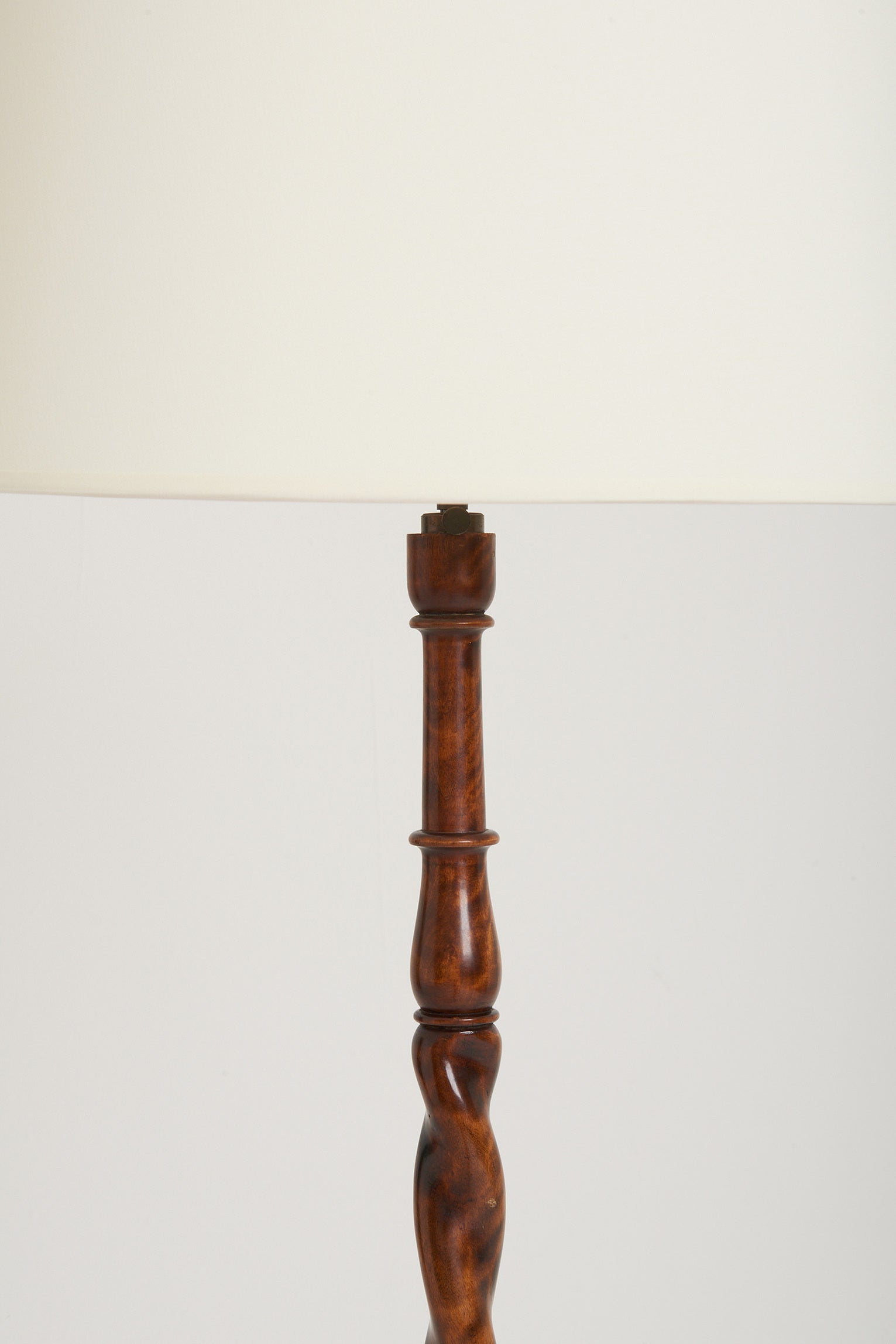 Early Art Deco Birch Floor Lamp