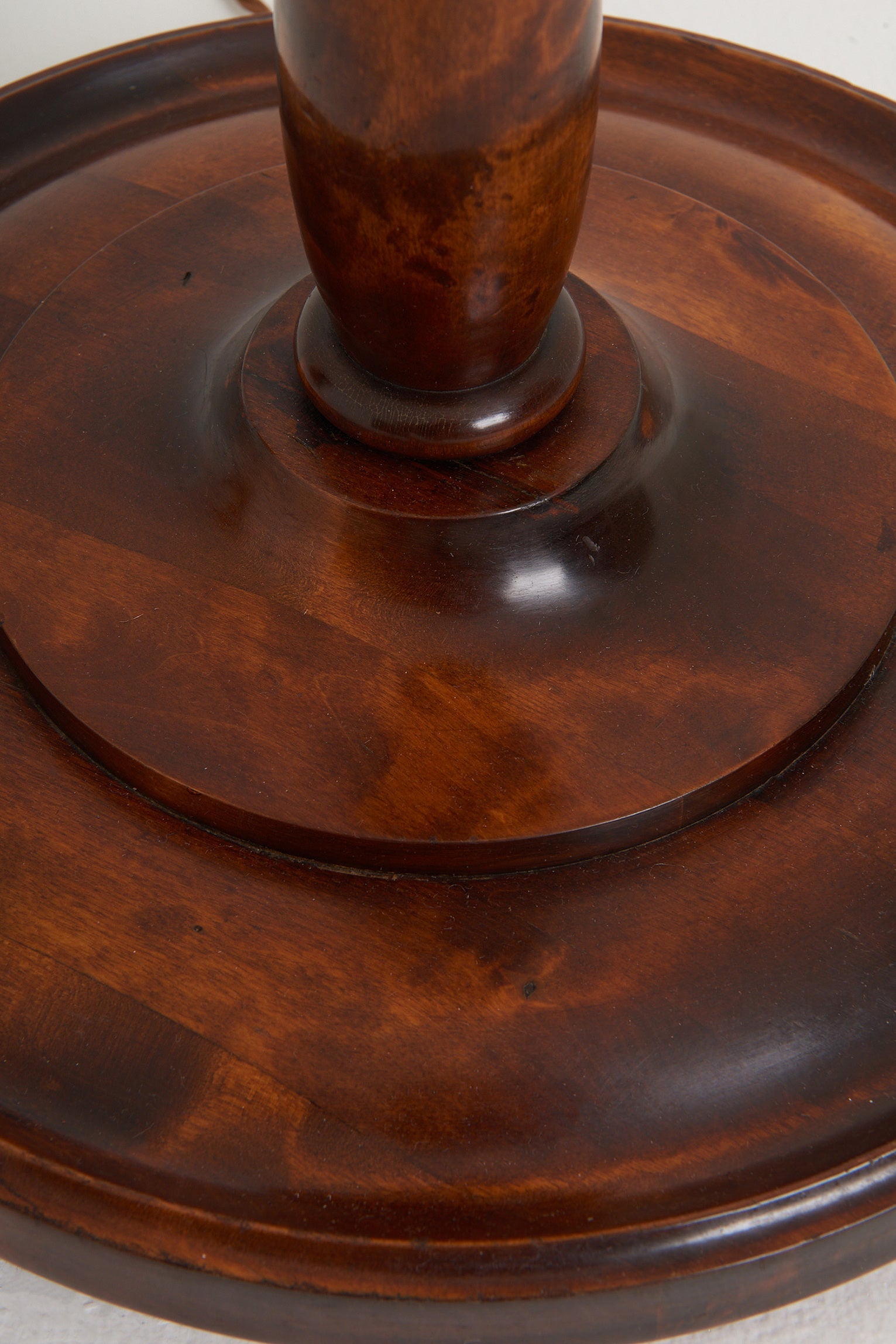 Early Art Deco Birch Floor Lamp
