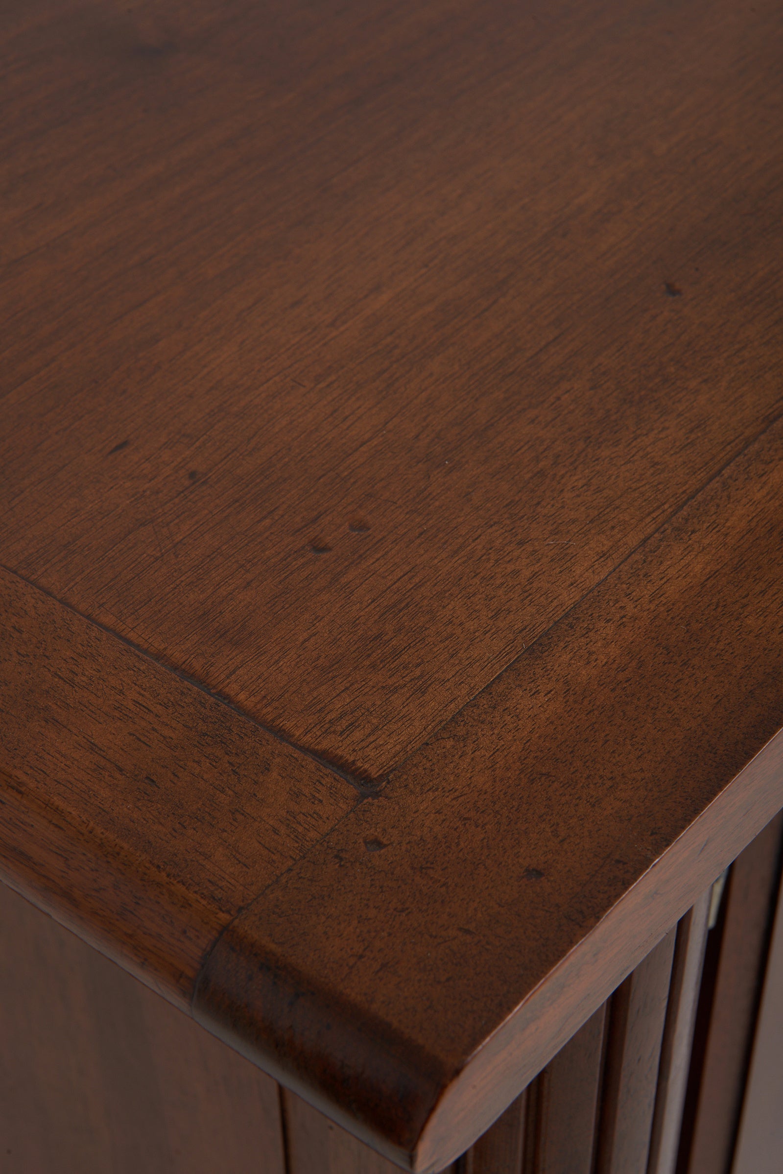 Art Deco Walnut and Rattan Sideboard