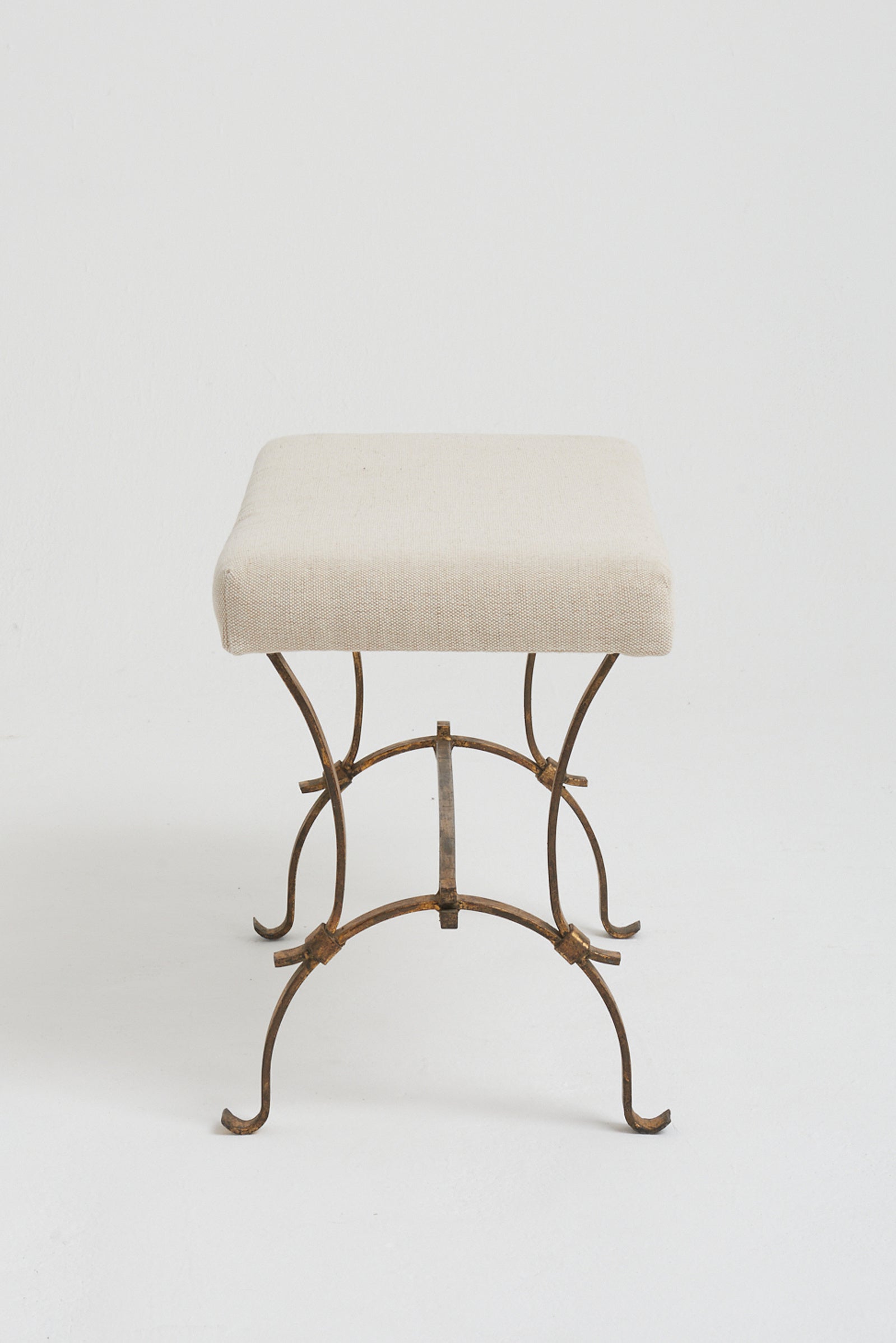 Spanish Mid-Centruy Gilt Iron Long Stool