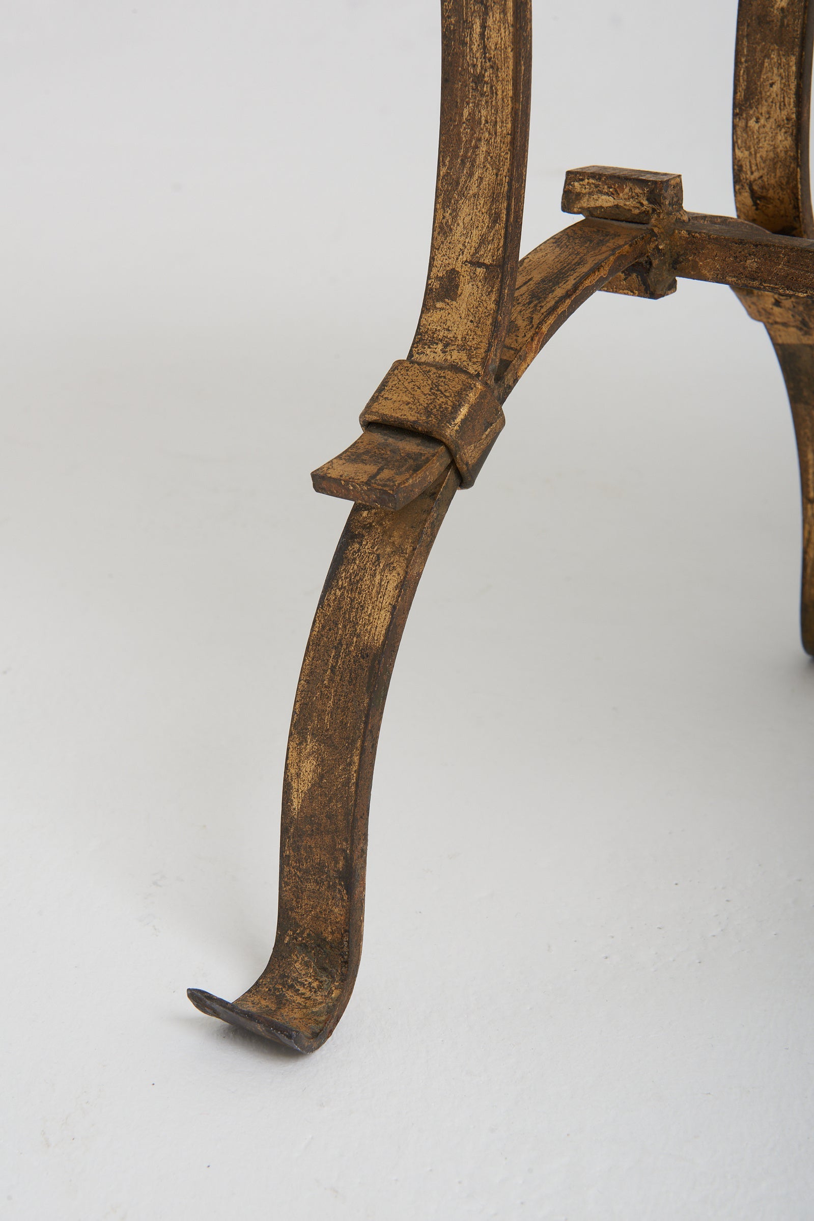 Spanish Mid-Centruy Gilt Iron Long Stool