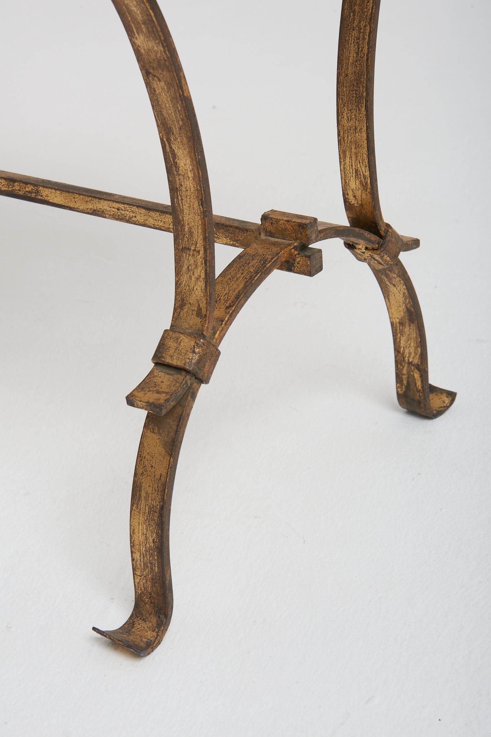 Spanish Mid-Centruy Gilt Iron Long Stool