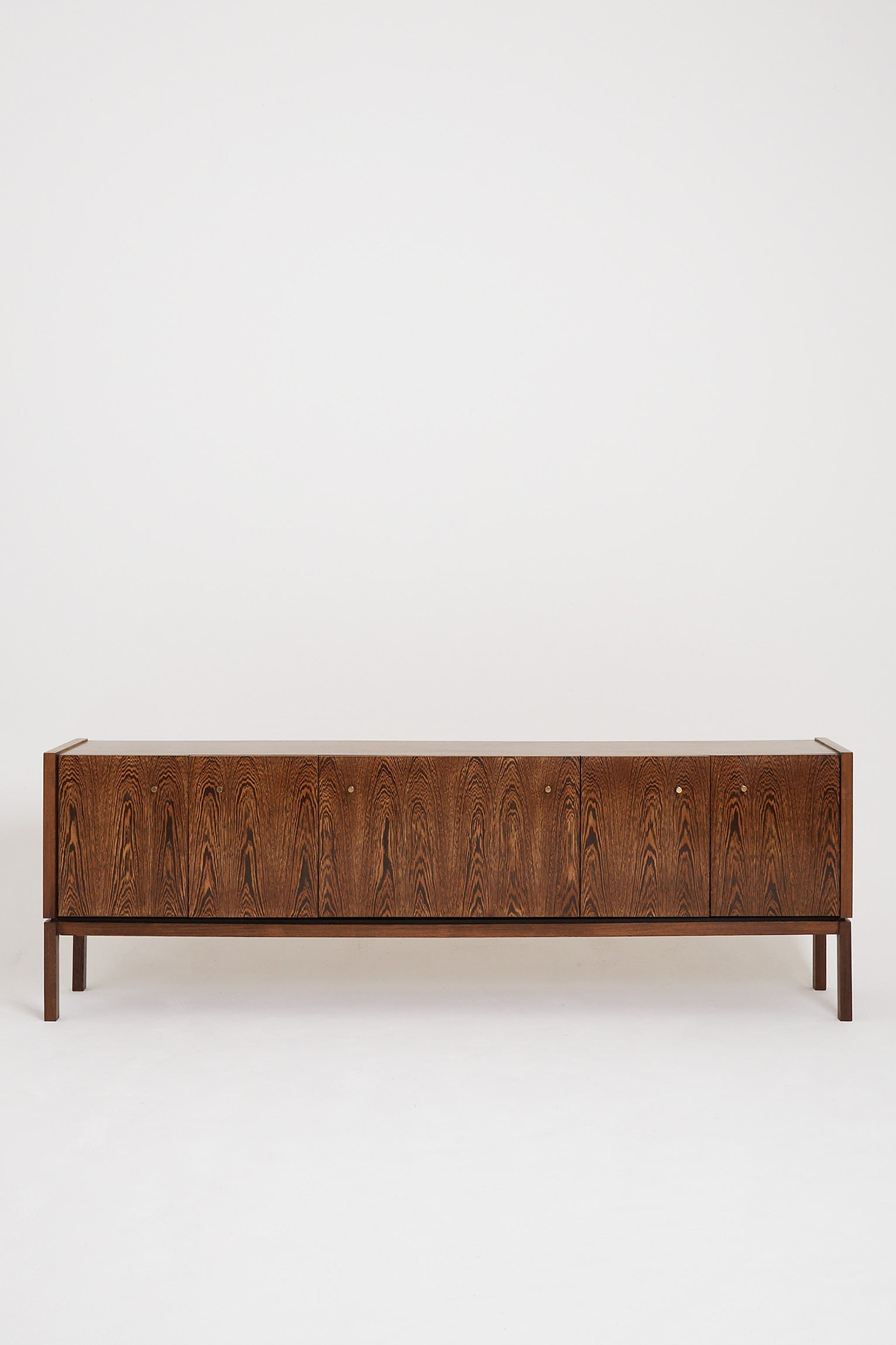 7775- Mid-Century Panga-Panga Long Sideboard