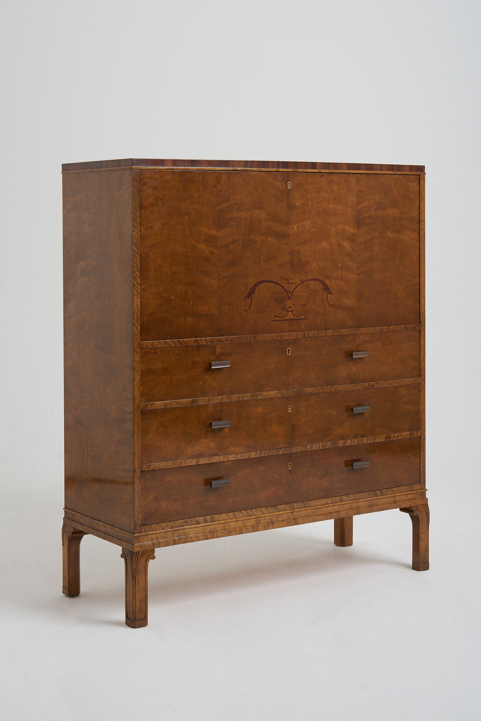 7781- Swedish Grace Secretaire Chest of Drawers