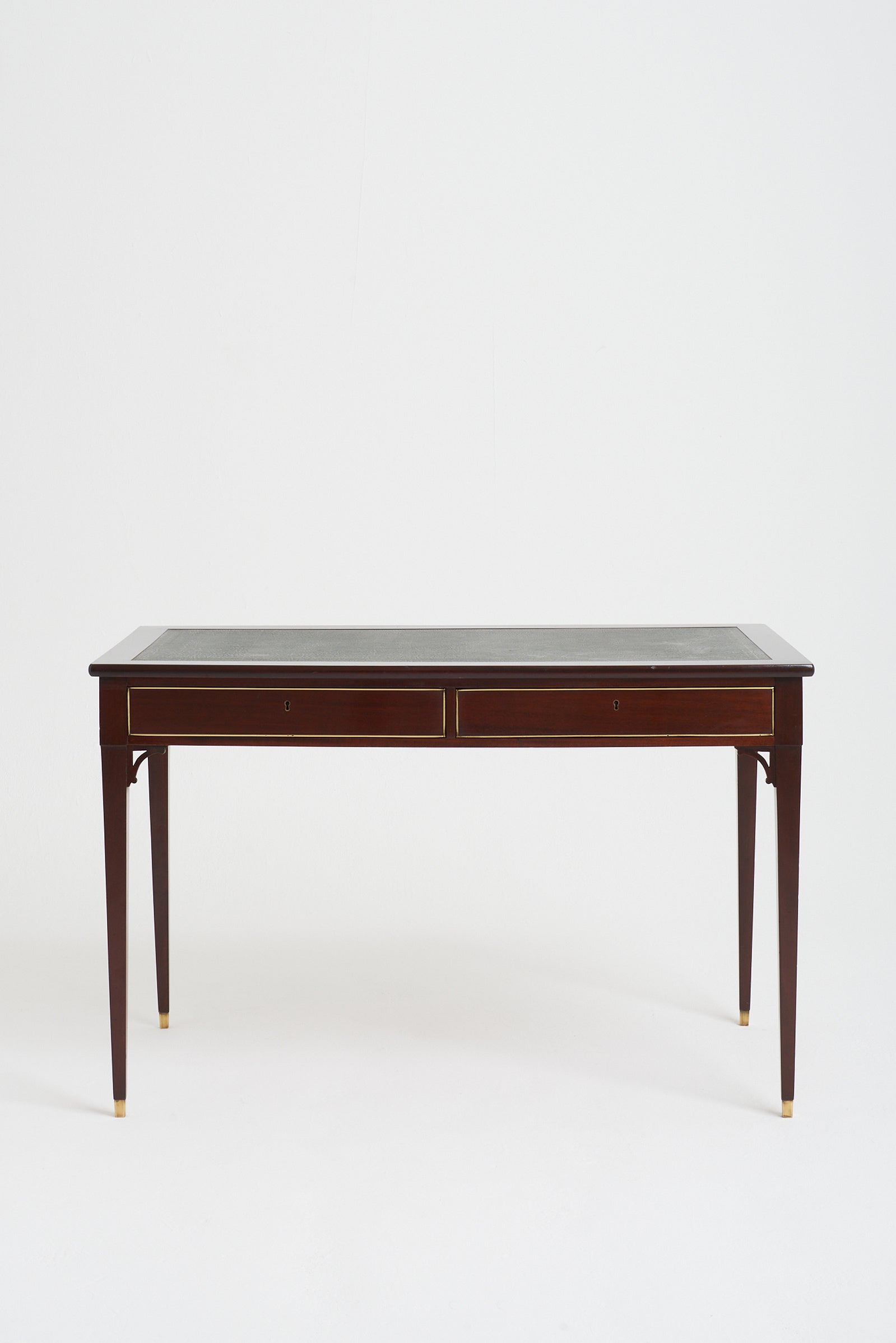 7787- Mid-Century Mahogany Desk