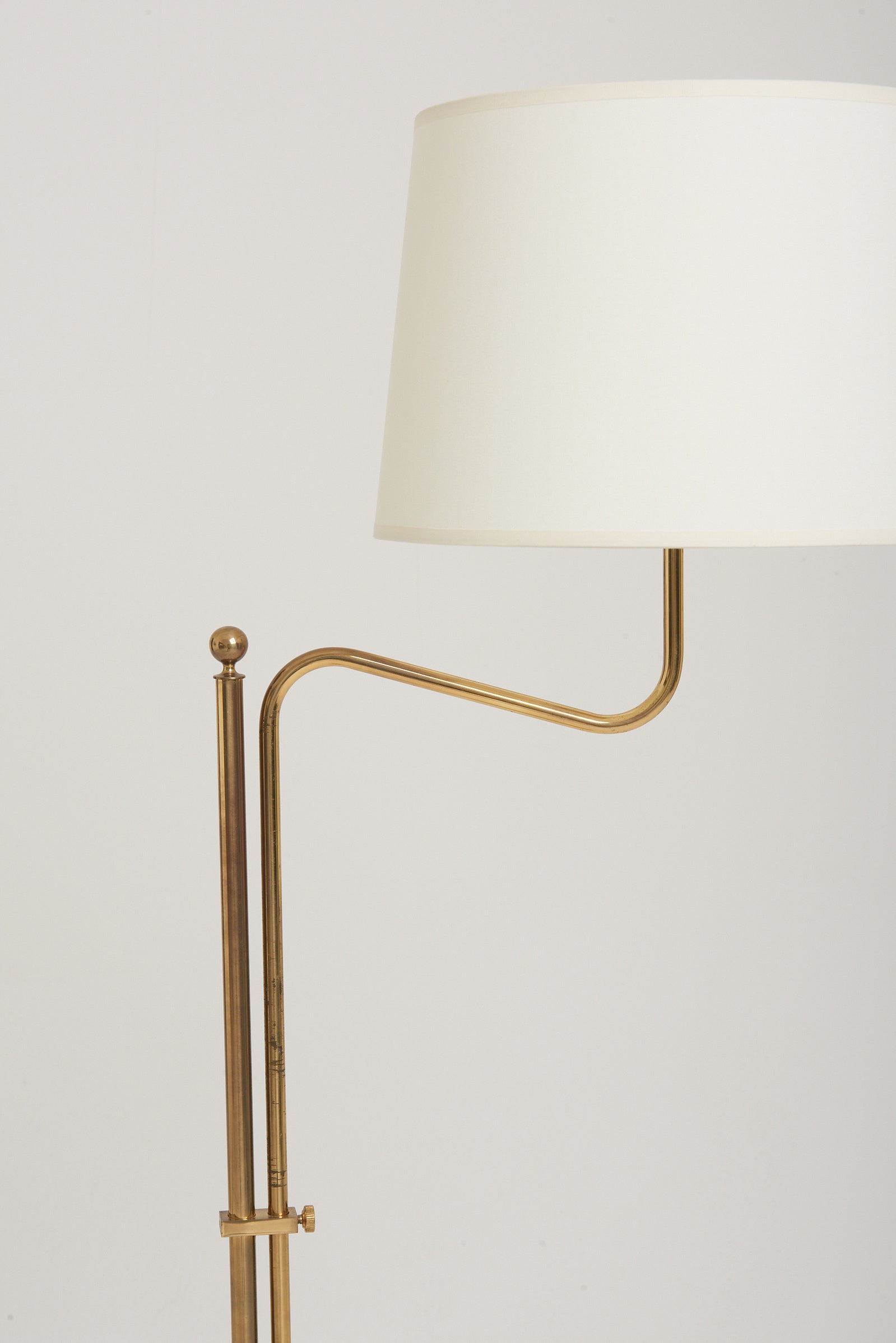 Brass Telescopic Floor Lamp by Bergboms