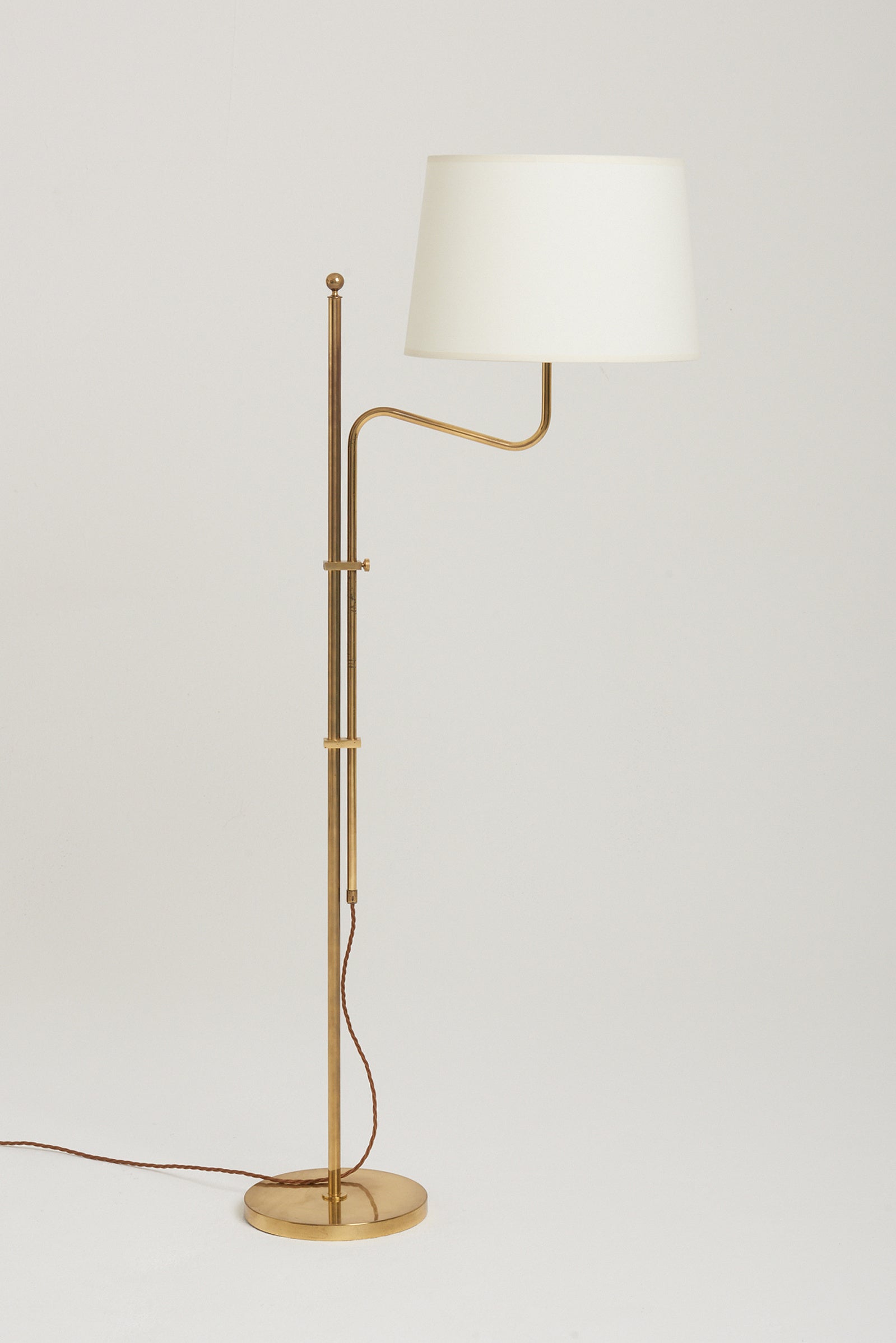 Brass Telescopic Floor Lamp by Bergboms
