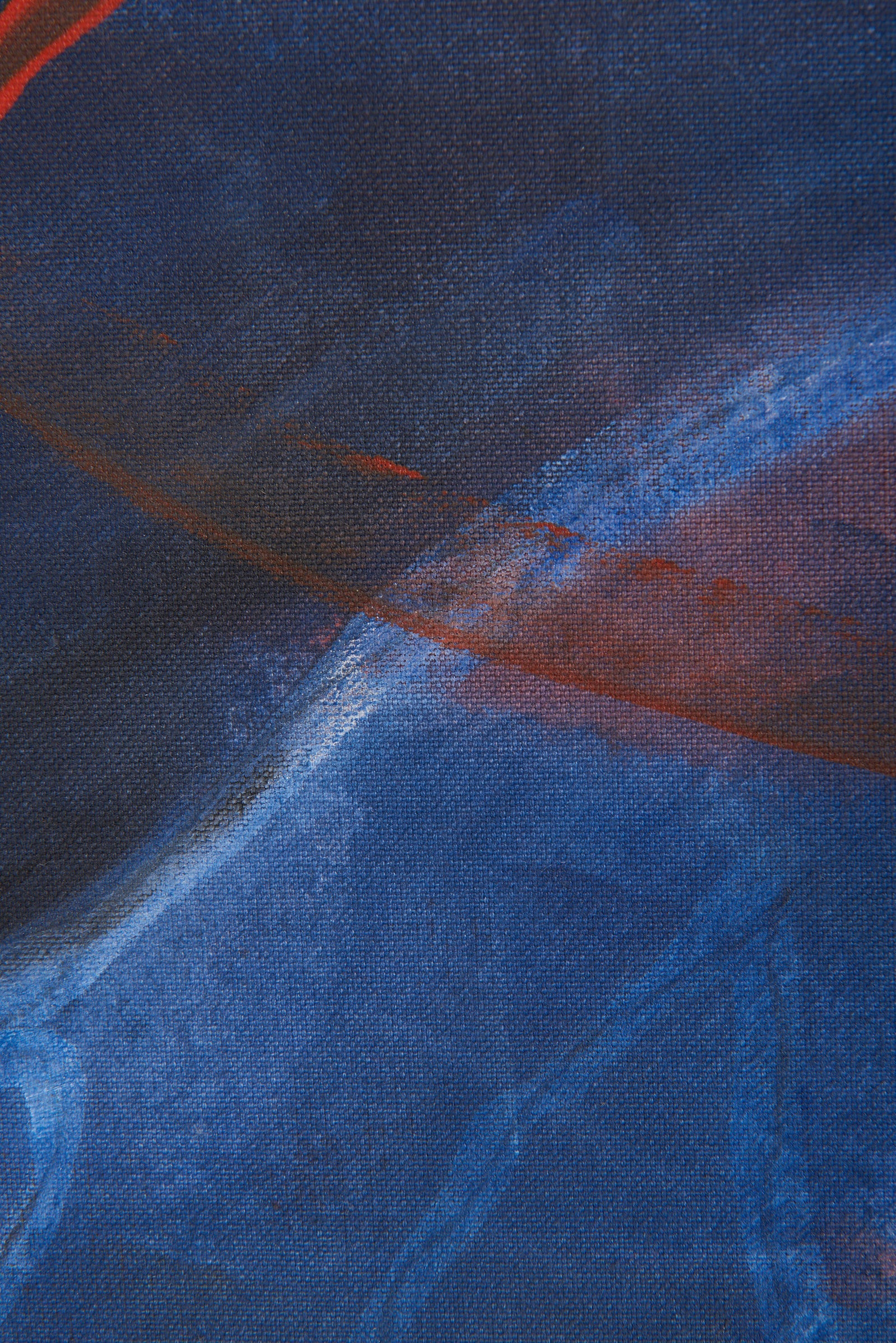 Abstract Painting by Ulrika Wagner (1953-1999)