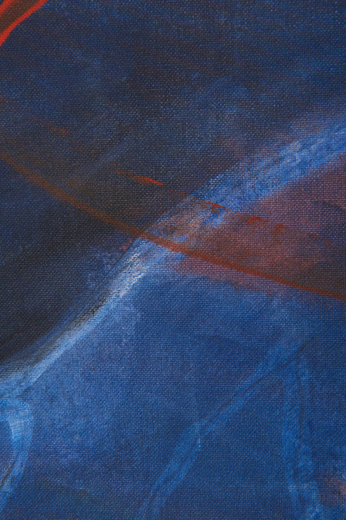 Abstract Painting by Ulrika Wagner (1953-1999)