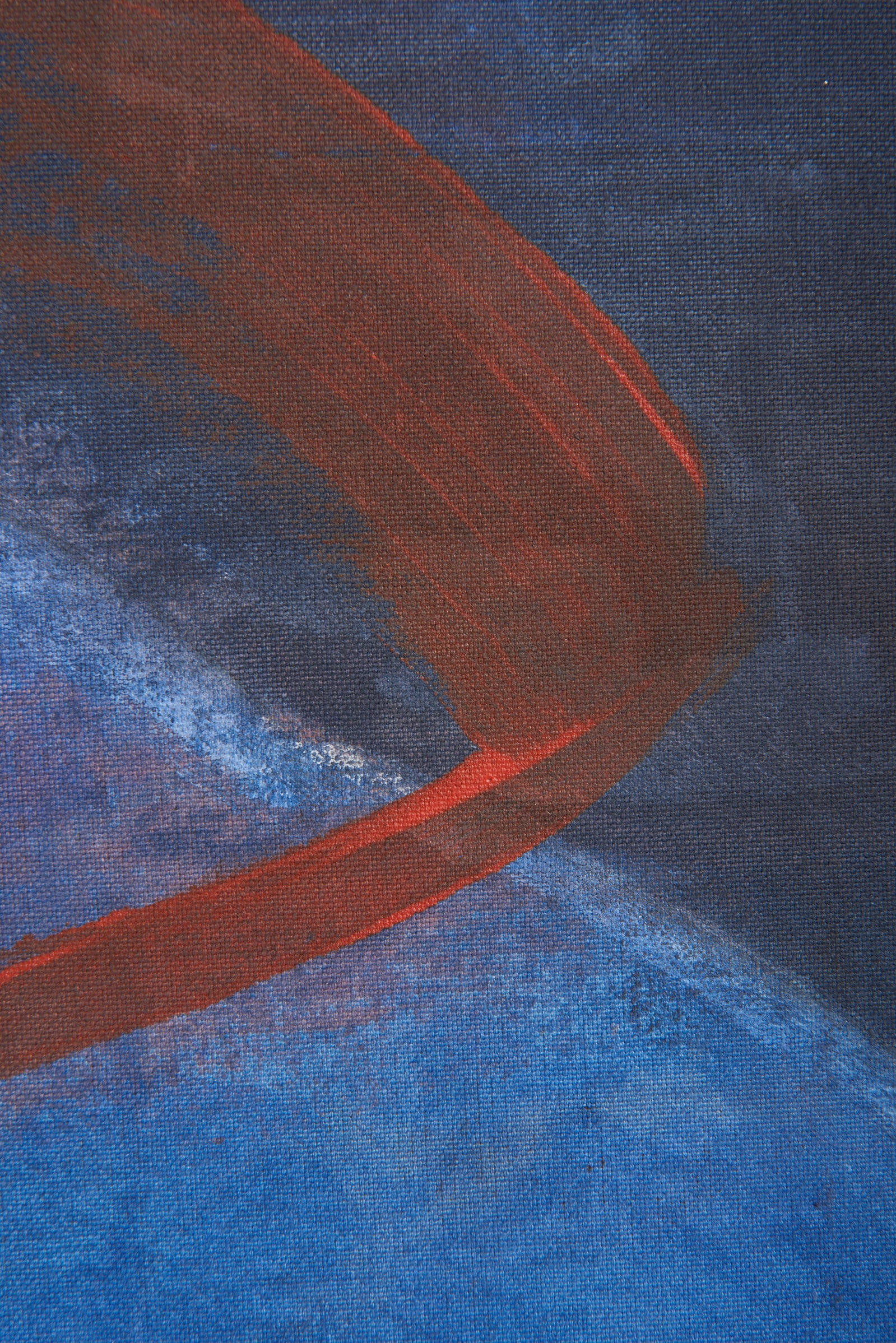 Abstract Painting by Ulrika Wagner (1953-1999)