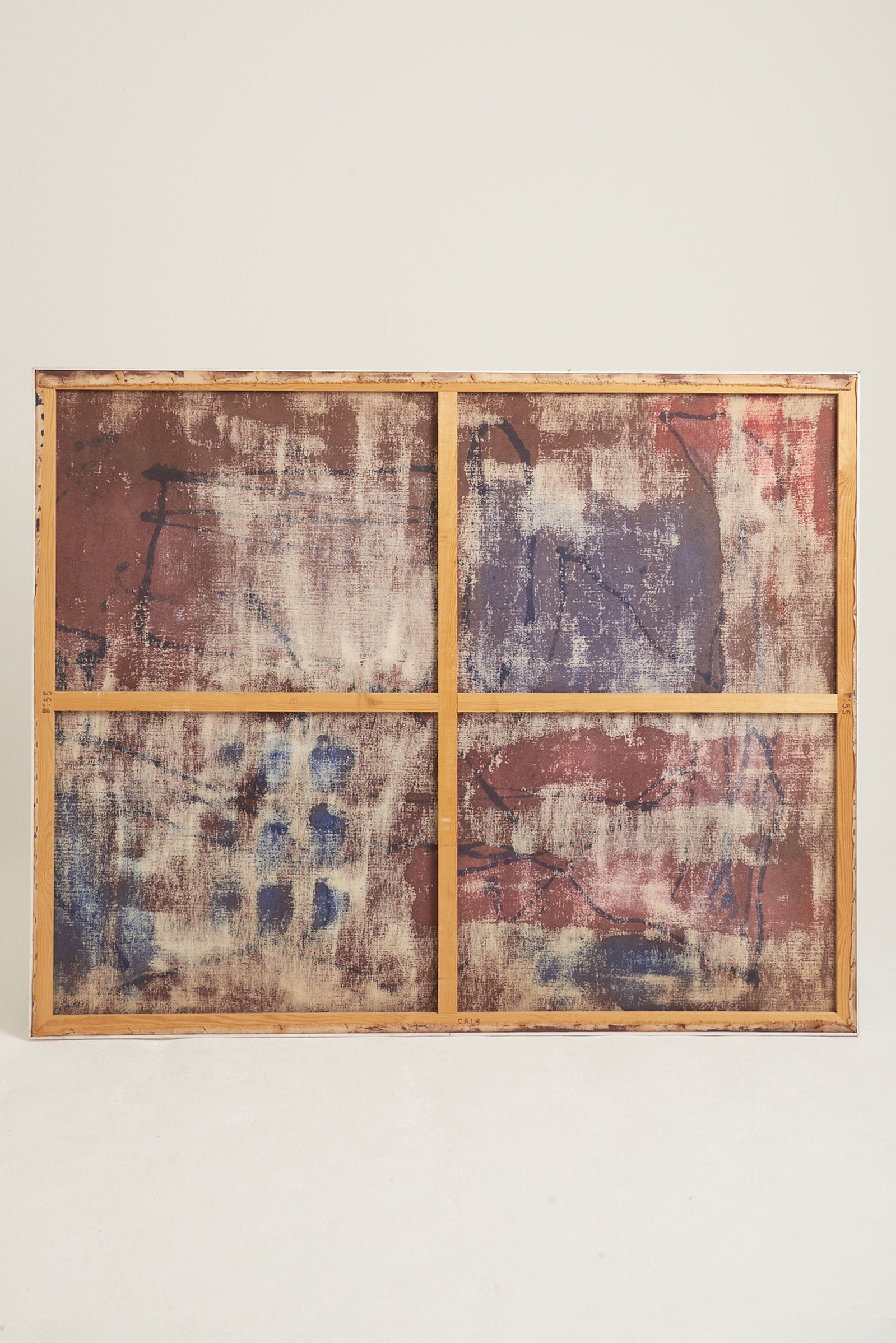 Very Large Abstract Painting by Ulrika Wagner (1953-1999)