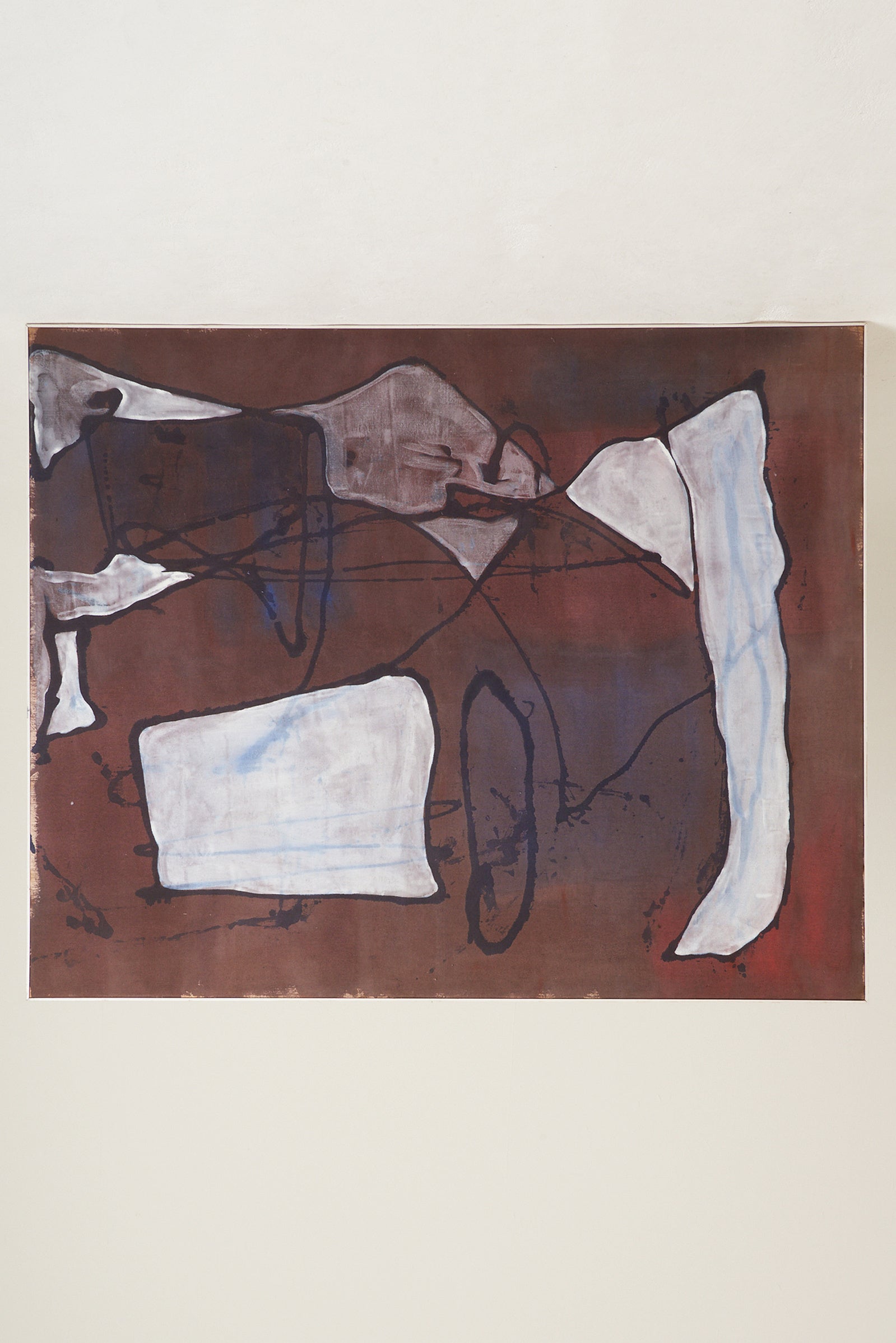 7805- Very Large Abstract Painting by Ulrika Wagner (1953-1999)