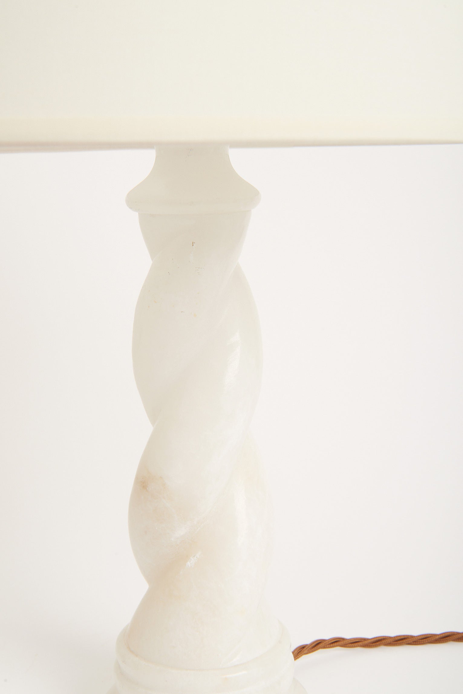 Pair of Art Deco Alabaster Table Lamps