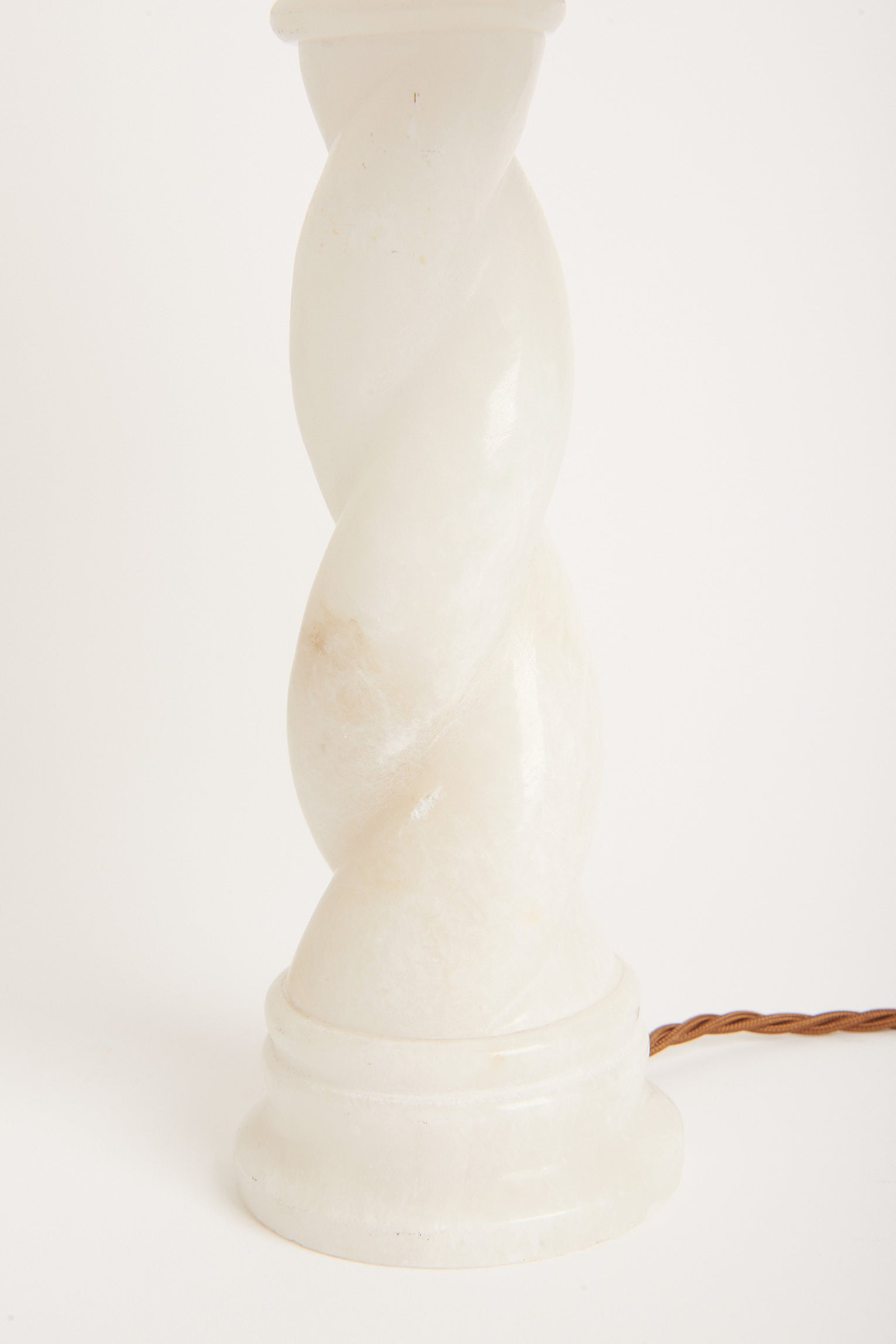 Pair of Art Deco Alabaster Table Lamps