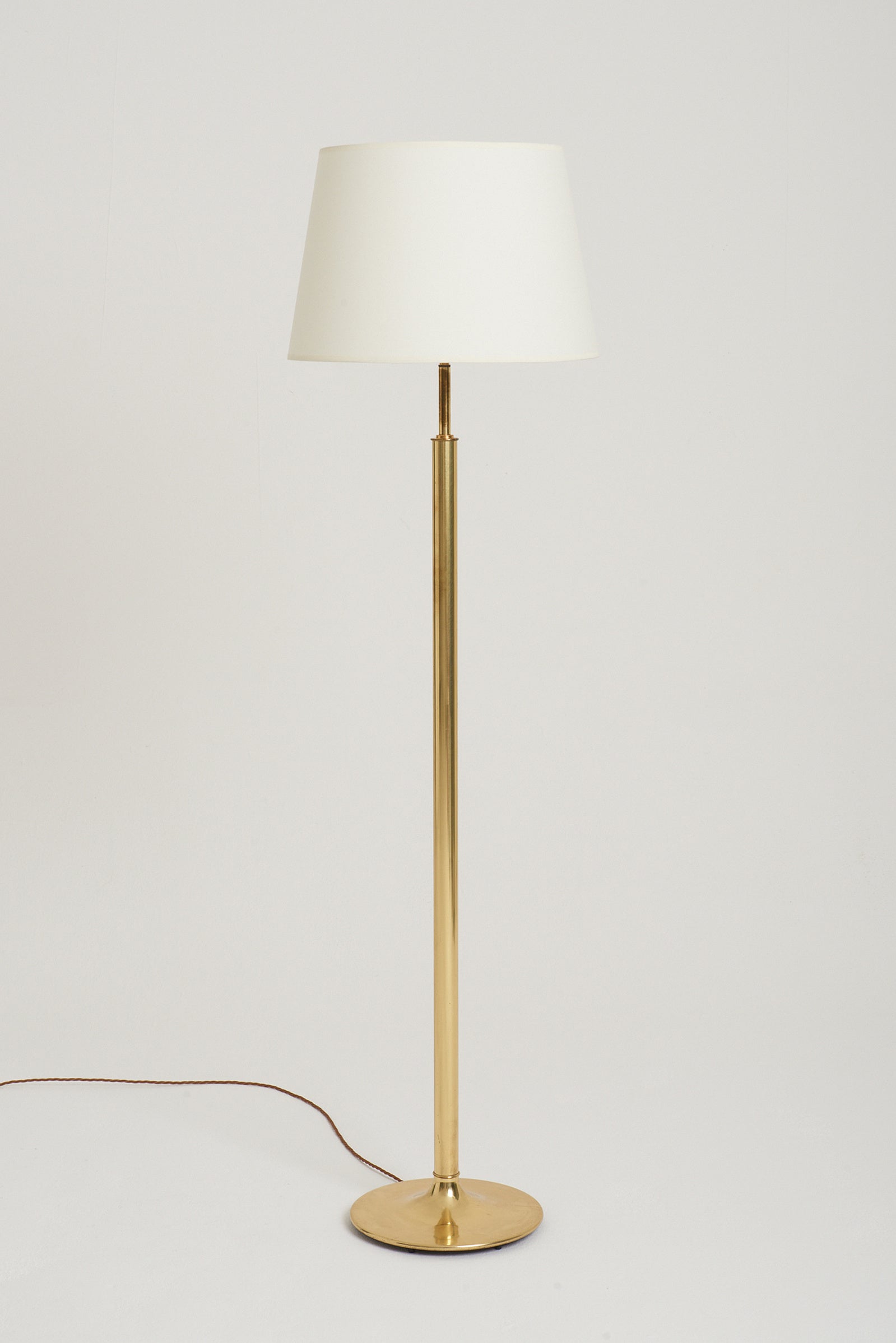 Pair of Mid-Century Brass Floor Lamps by Fagerhults belysning