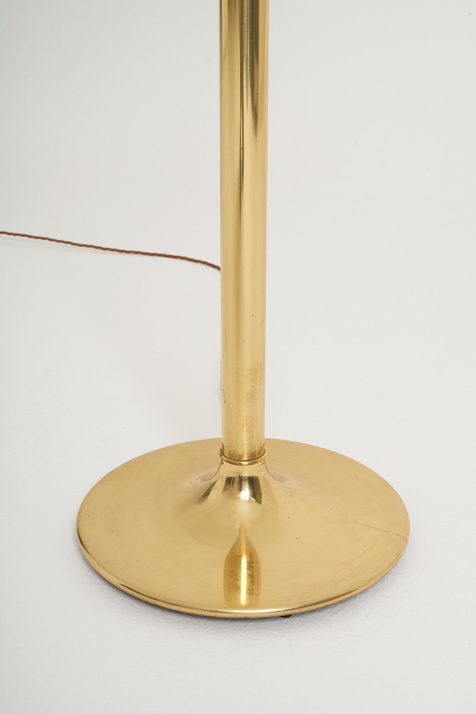 Pair of Mid-Century Brass Floor Lamps by Fagerhults belysning
