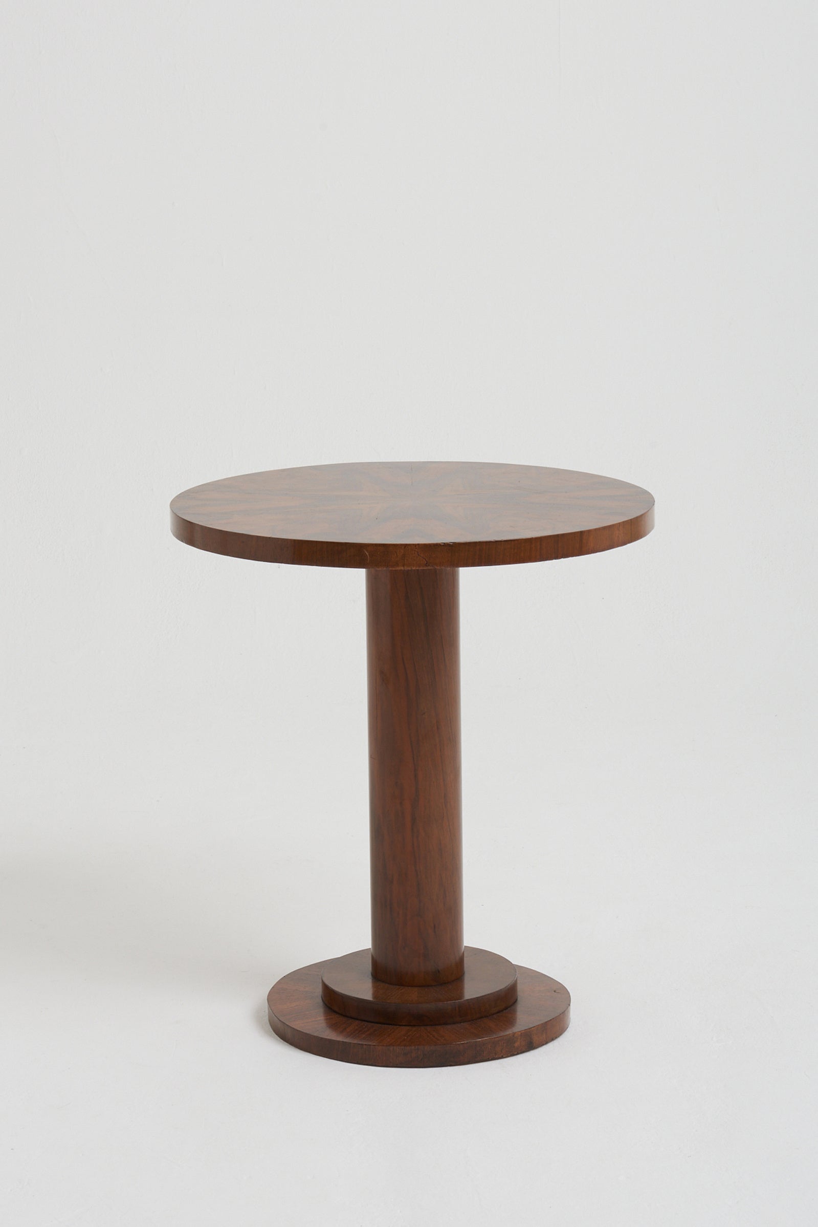 7835- Art Deco Walnut Side Table