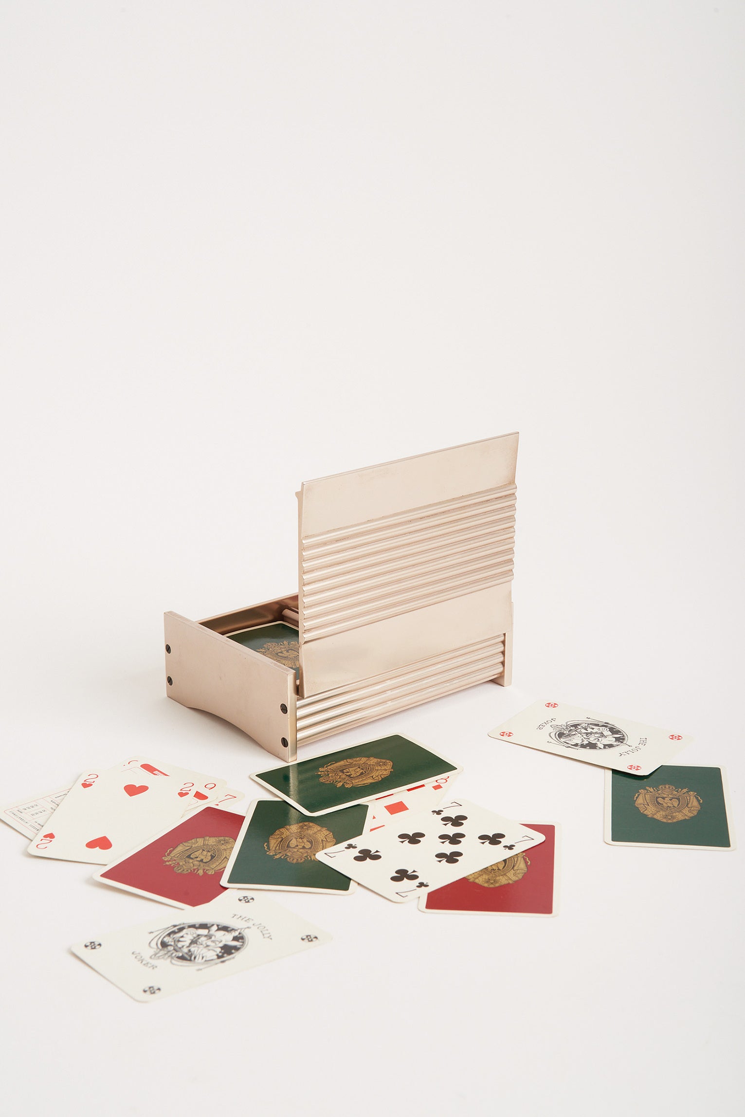 1970s Steel Playing Card Box