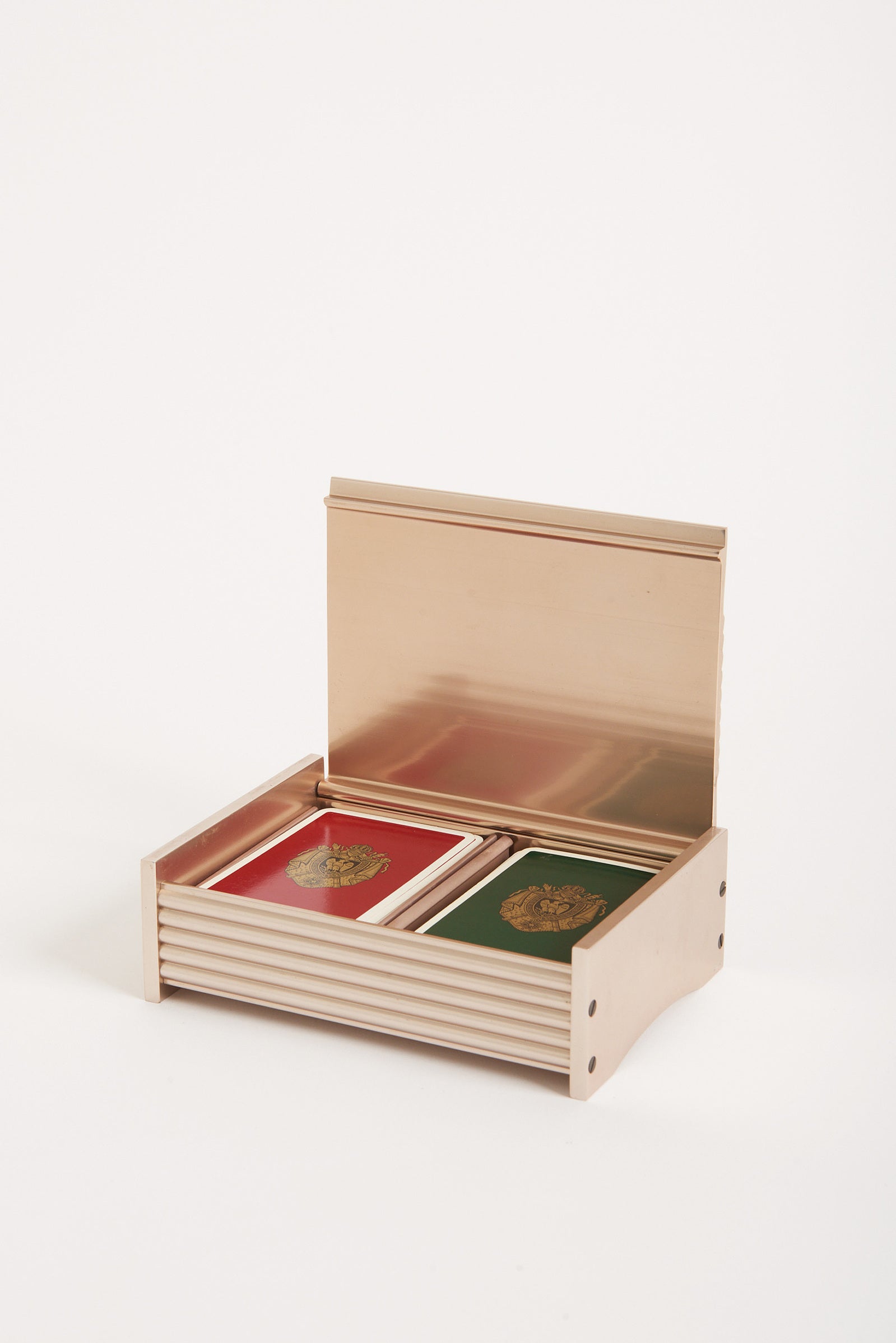 1970s Steel Playing Card Box