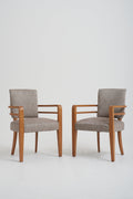 7886- Art Deco Armchairs by Maurice Jallot '1900-1971'