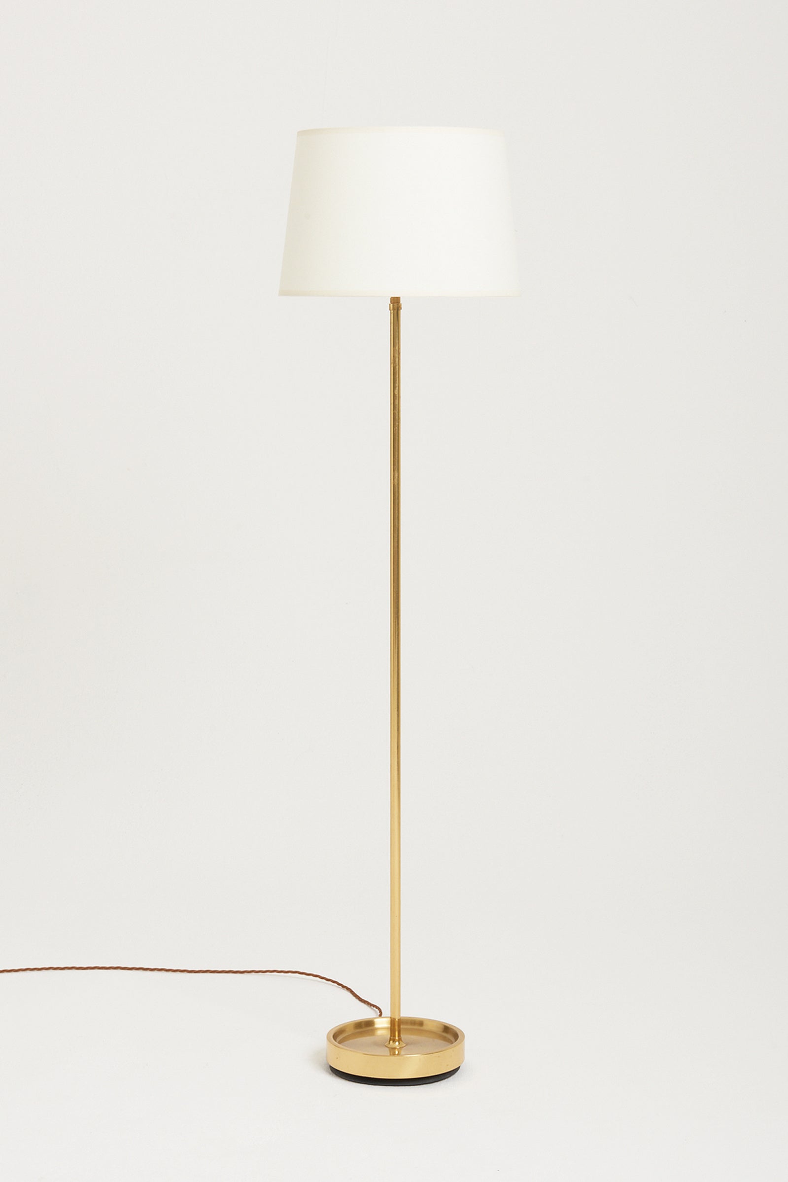 Pair of Mid-Century Brass Floor Lamps