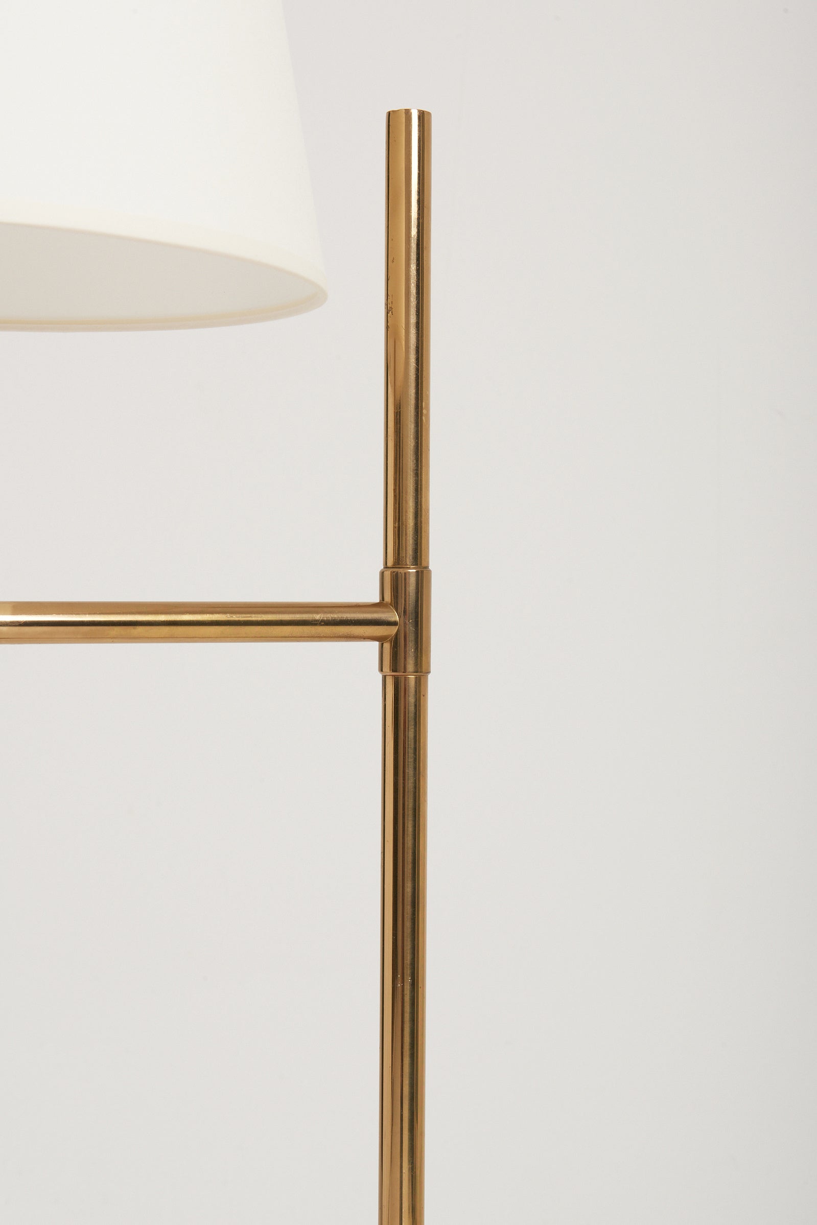 Pair of Brass Floor Lamps by Bergboms