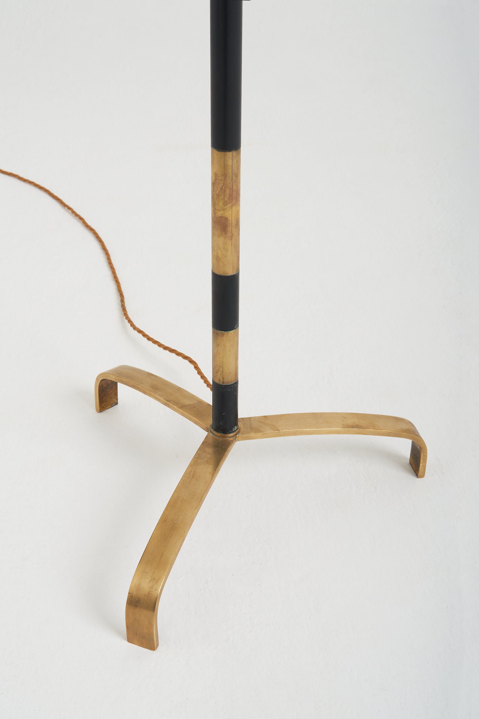Mid-Century French Brass Floor Lamp
