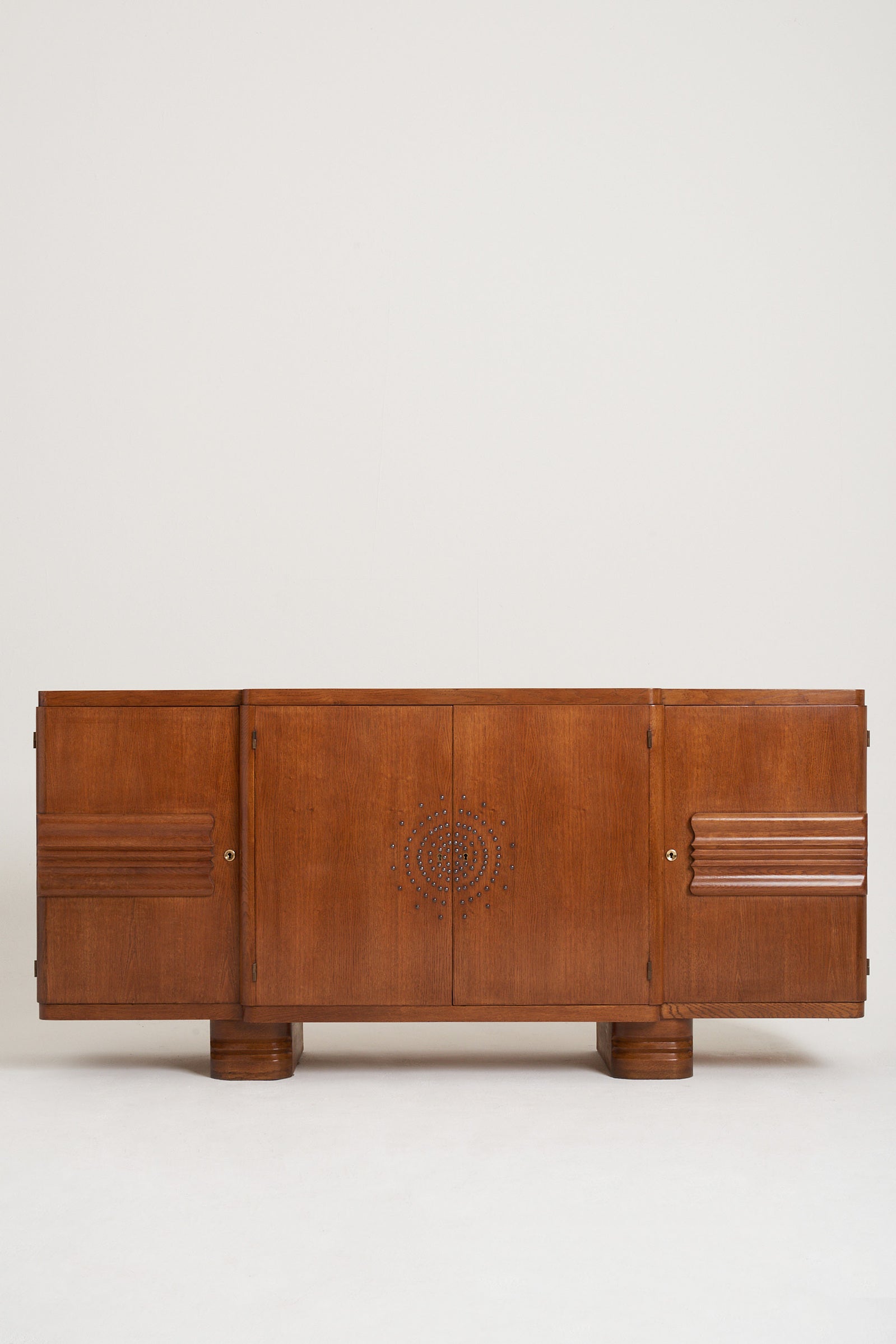 7932- French 1940s Oak Sideboard