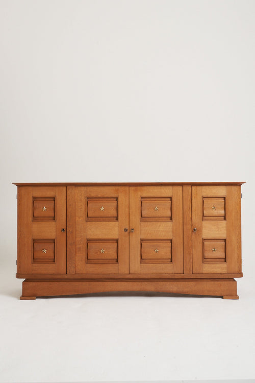 7933- 1940s Oak Sideboard