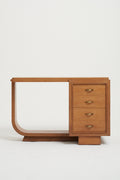 7956- Art Deco Oak Desk