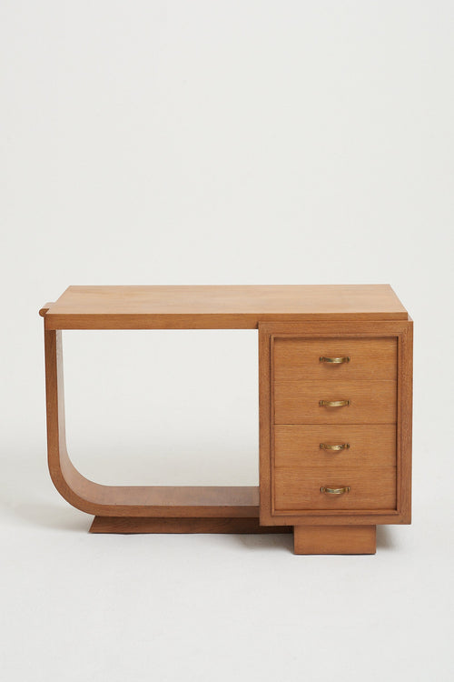 Art Deco Oak Desk