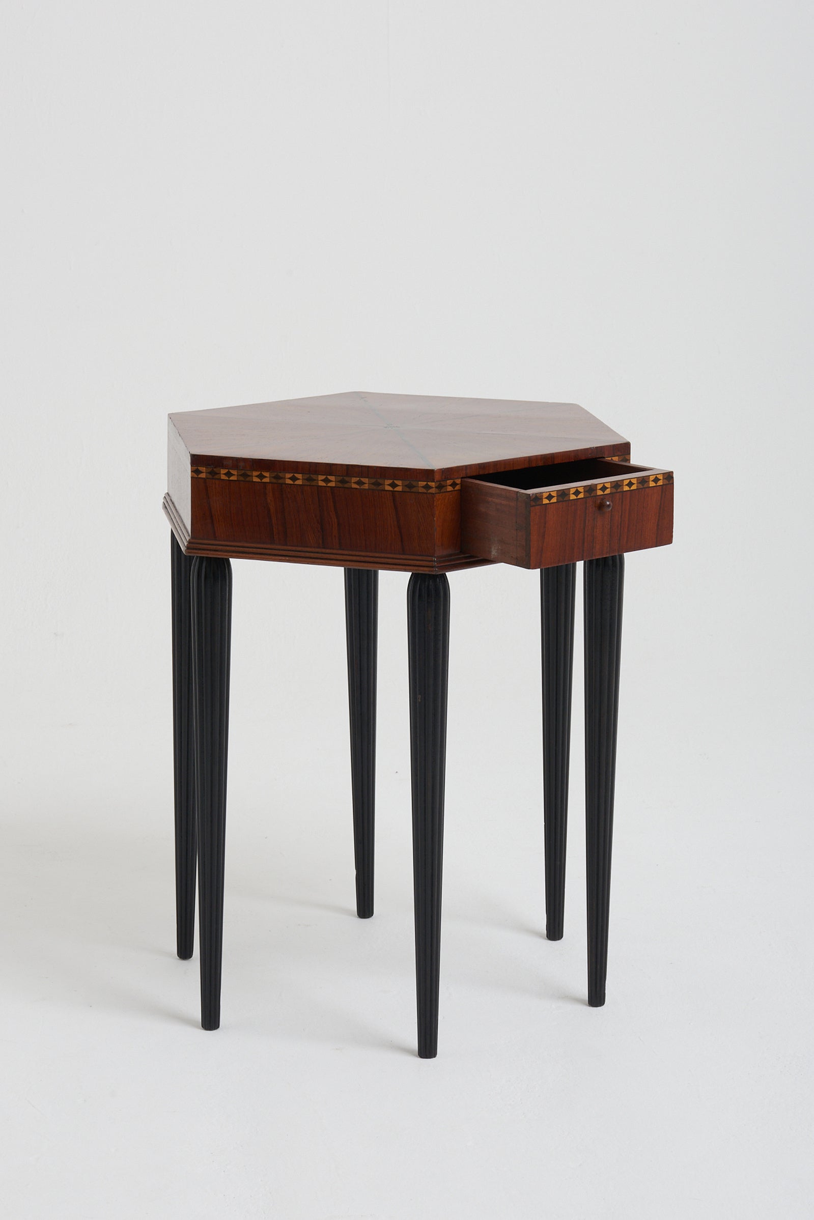 Art Deco Hexagonal Table