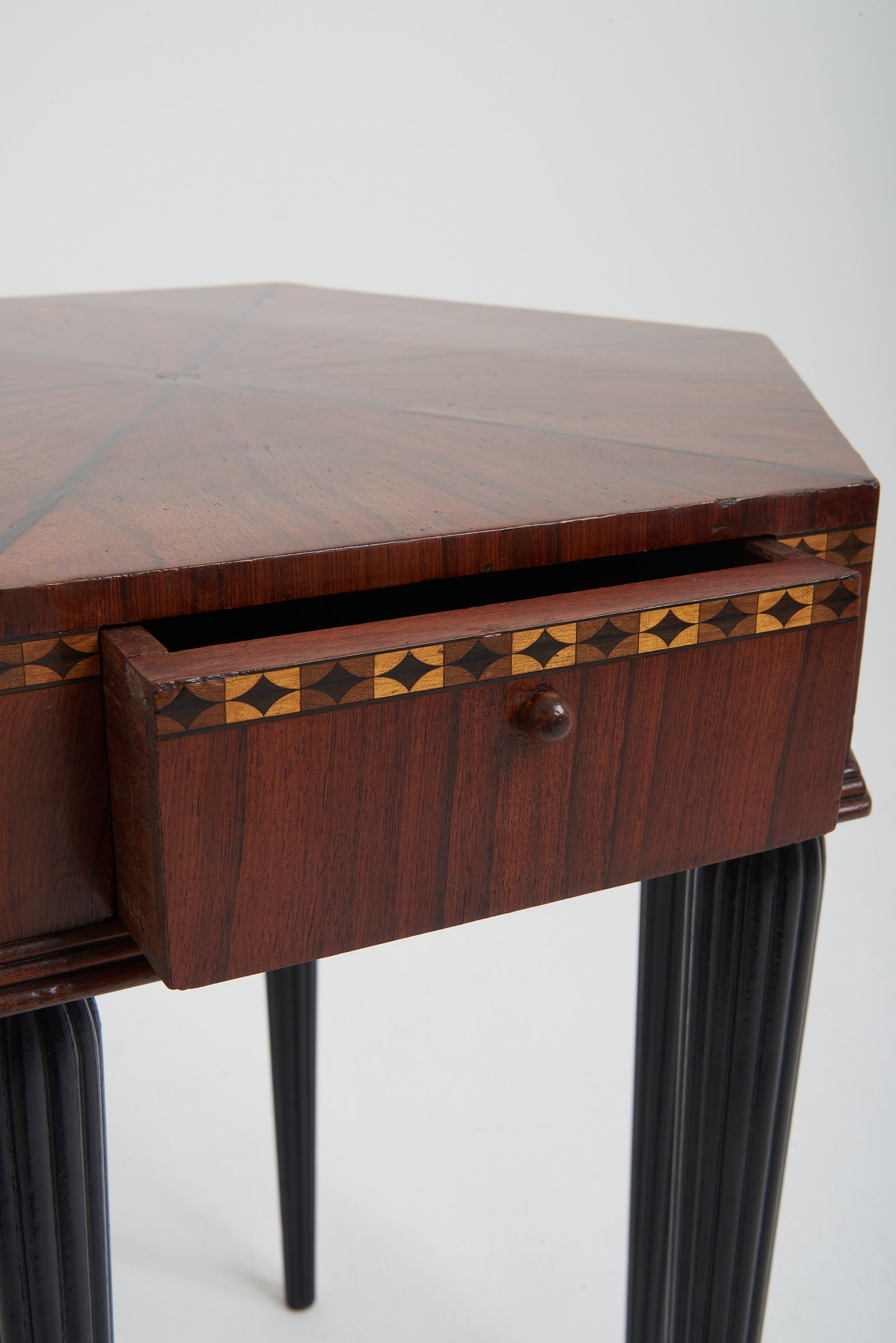 Art Deco Hexagonal Table