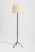 8010- Mid-Century Wrought Iron Floor Lamp