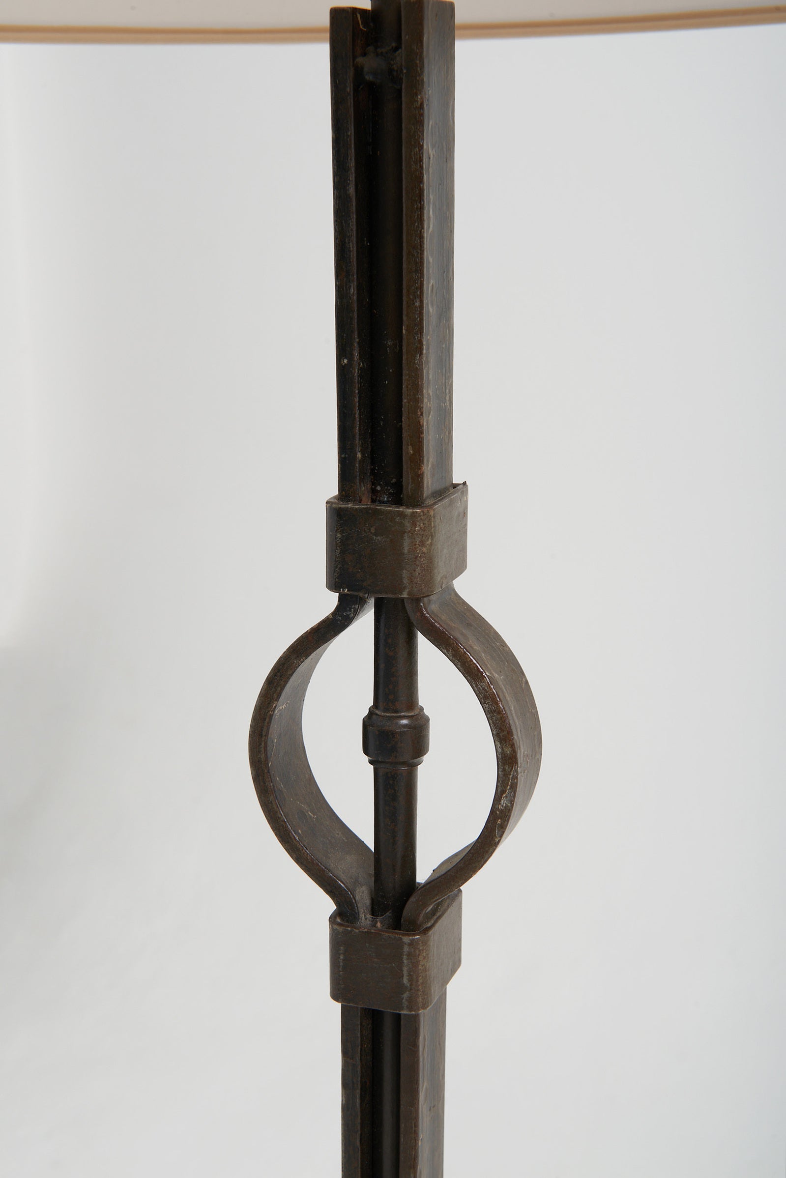 Mid-Century Wrought Iron Floor Lamp