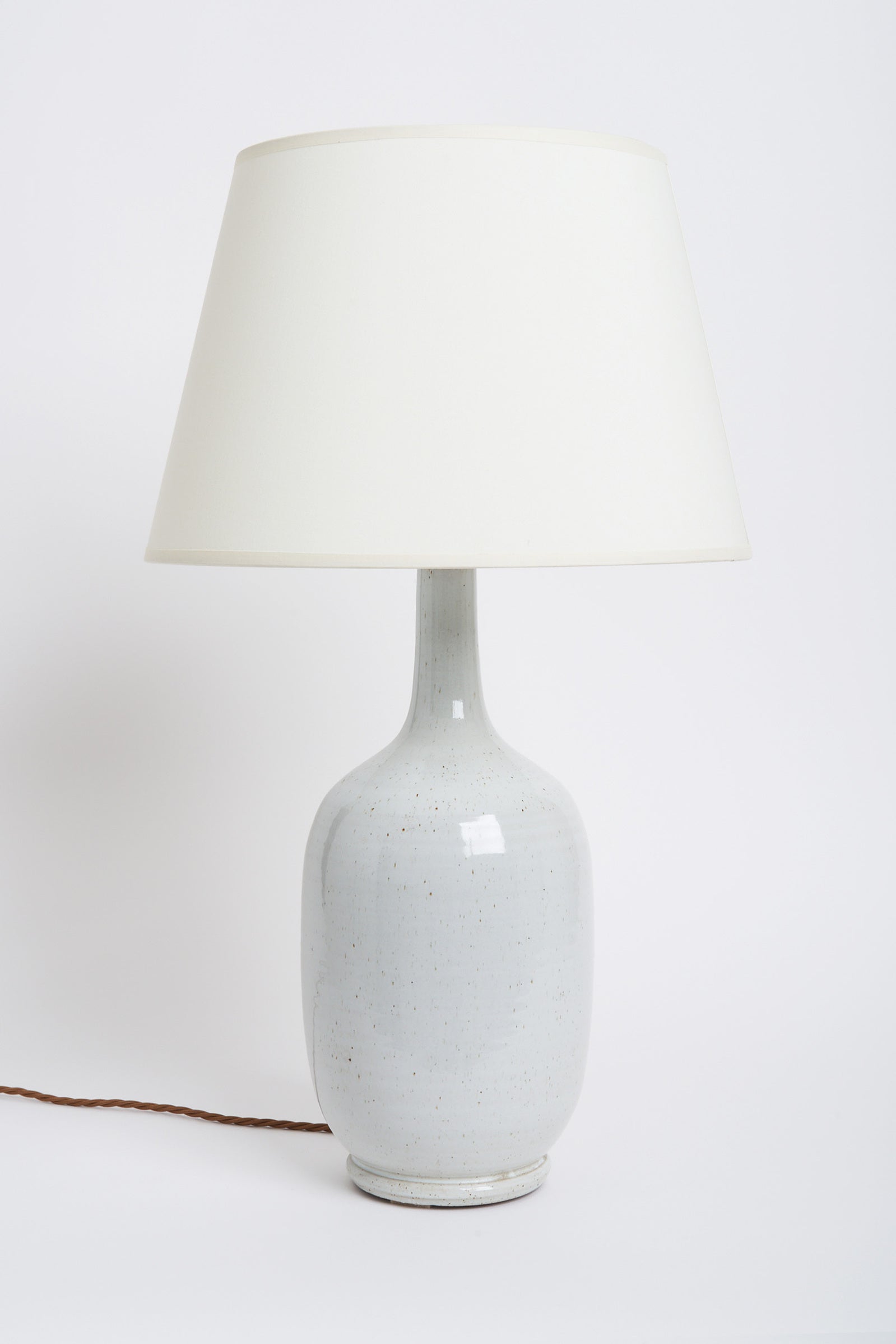 8011- White Ceramic Table Lamp