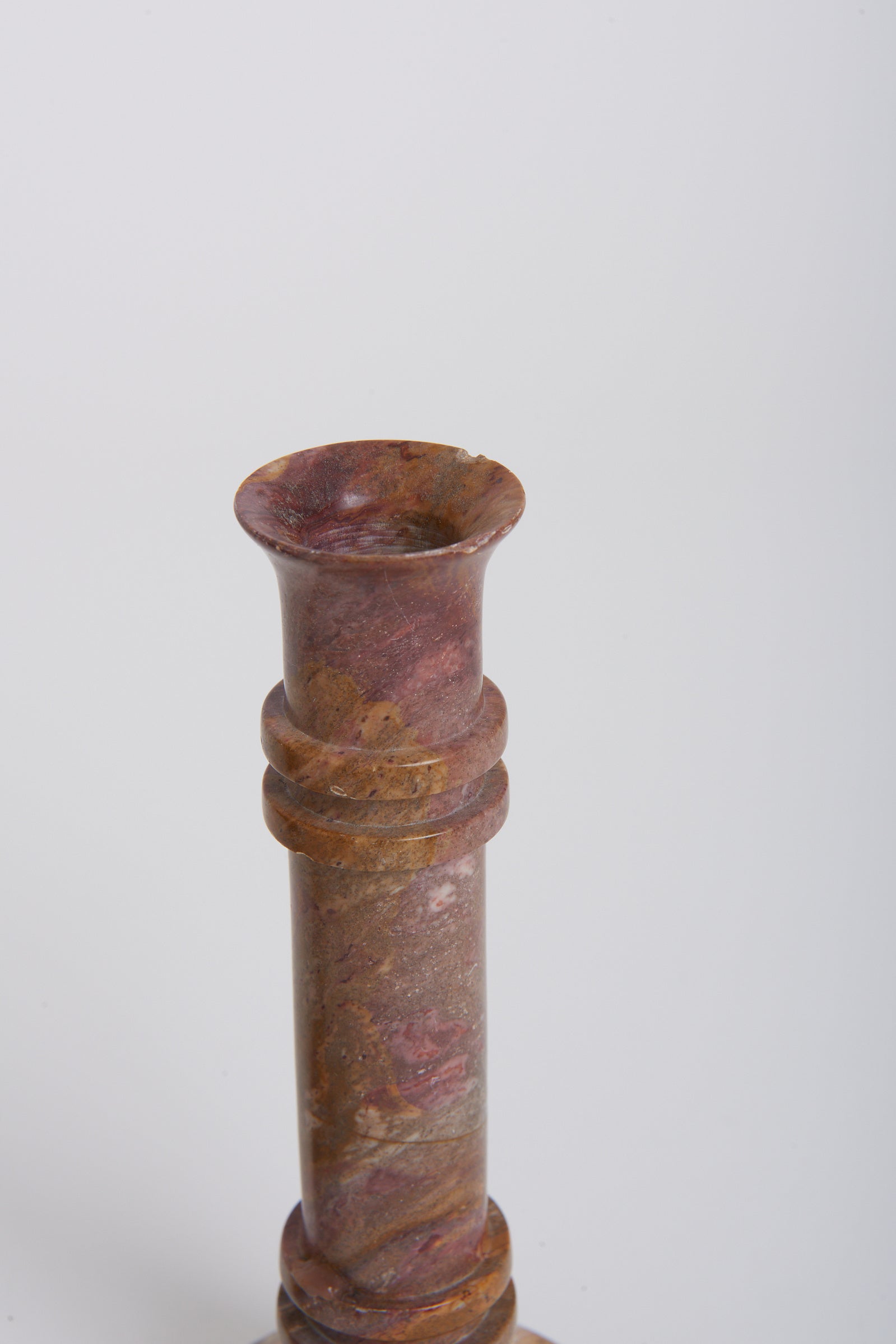 Pair of Marble Candlesticks