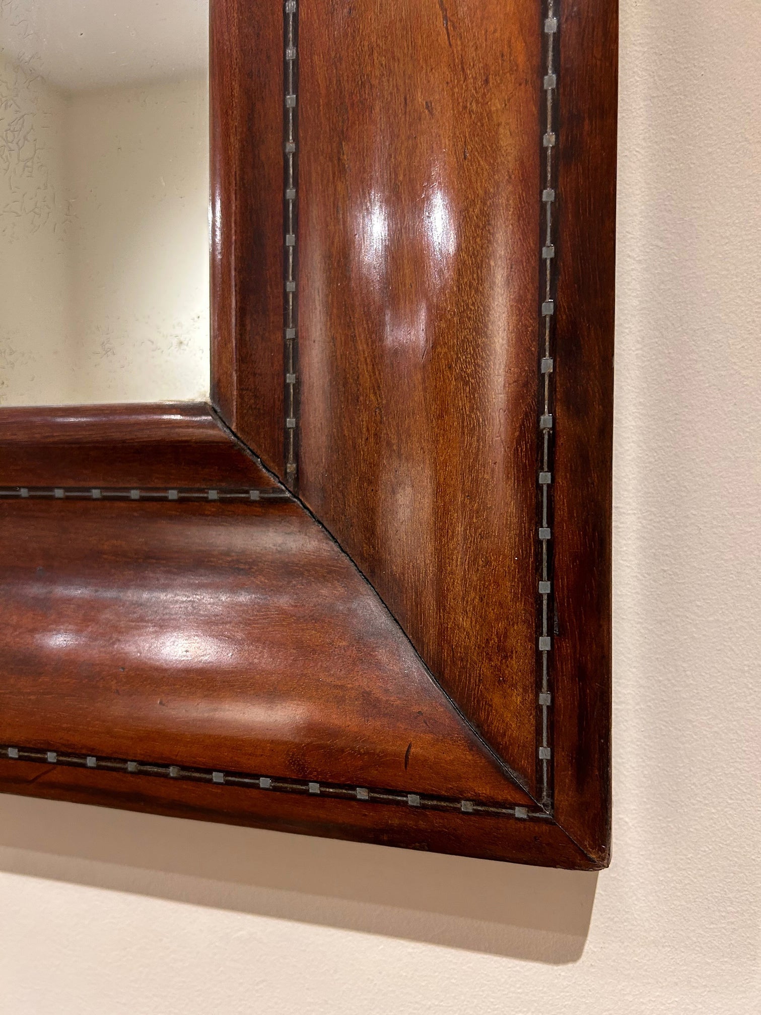 19th Century Mahogany Mirror